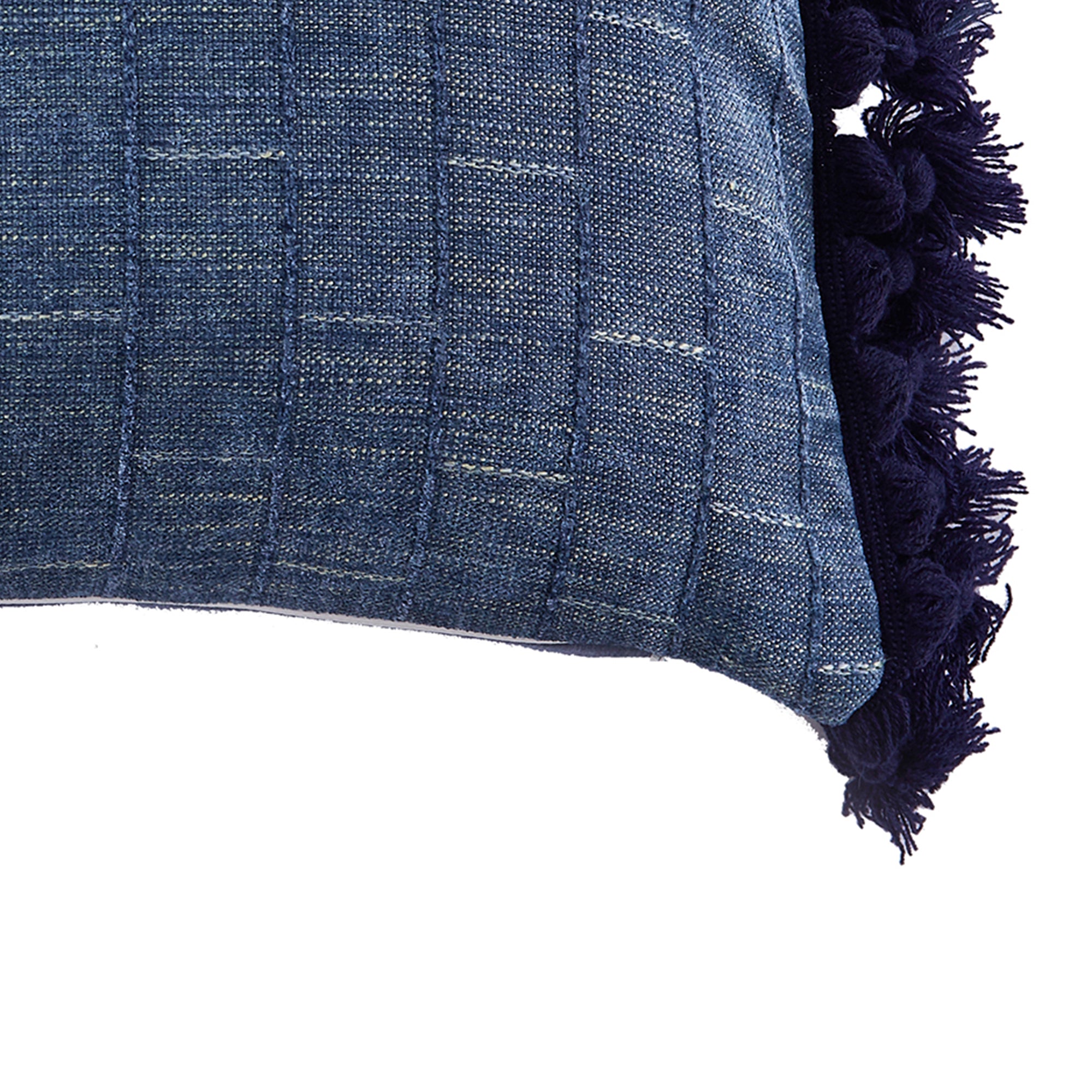 Levtex Home Bennett Chambray Tassel Pillow Decorative Pillows