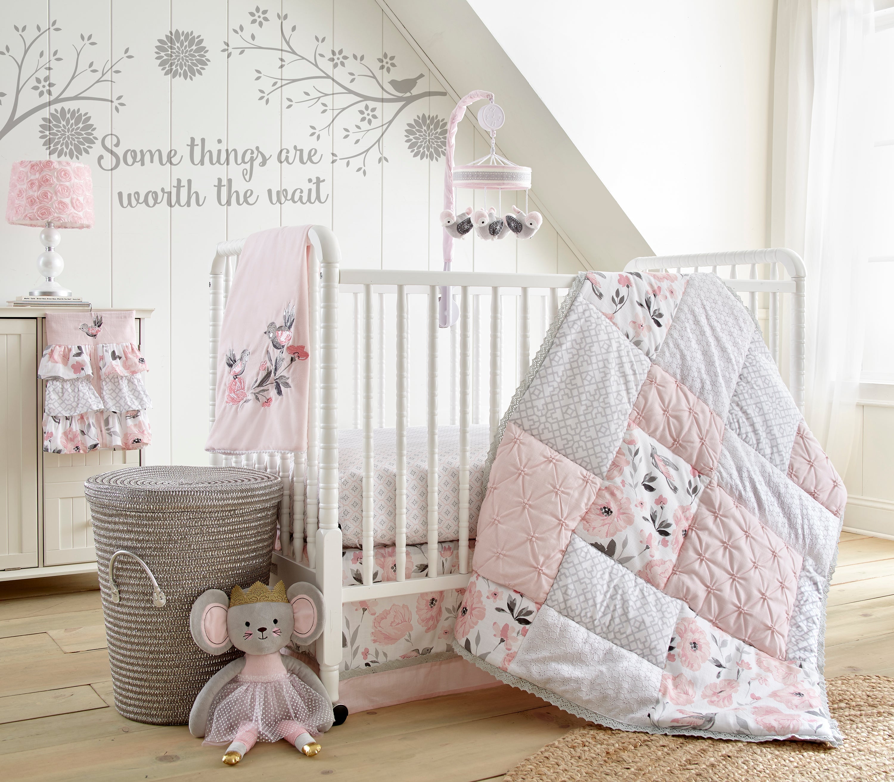 Levtex Home Elise Cotton Crib Fitted Sheet - set of 2 Crib Fitted Sheets