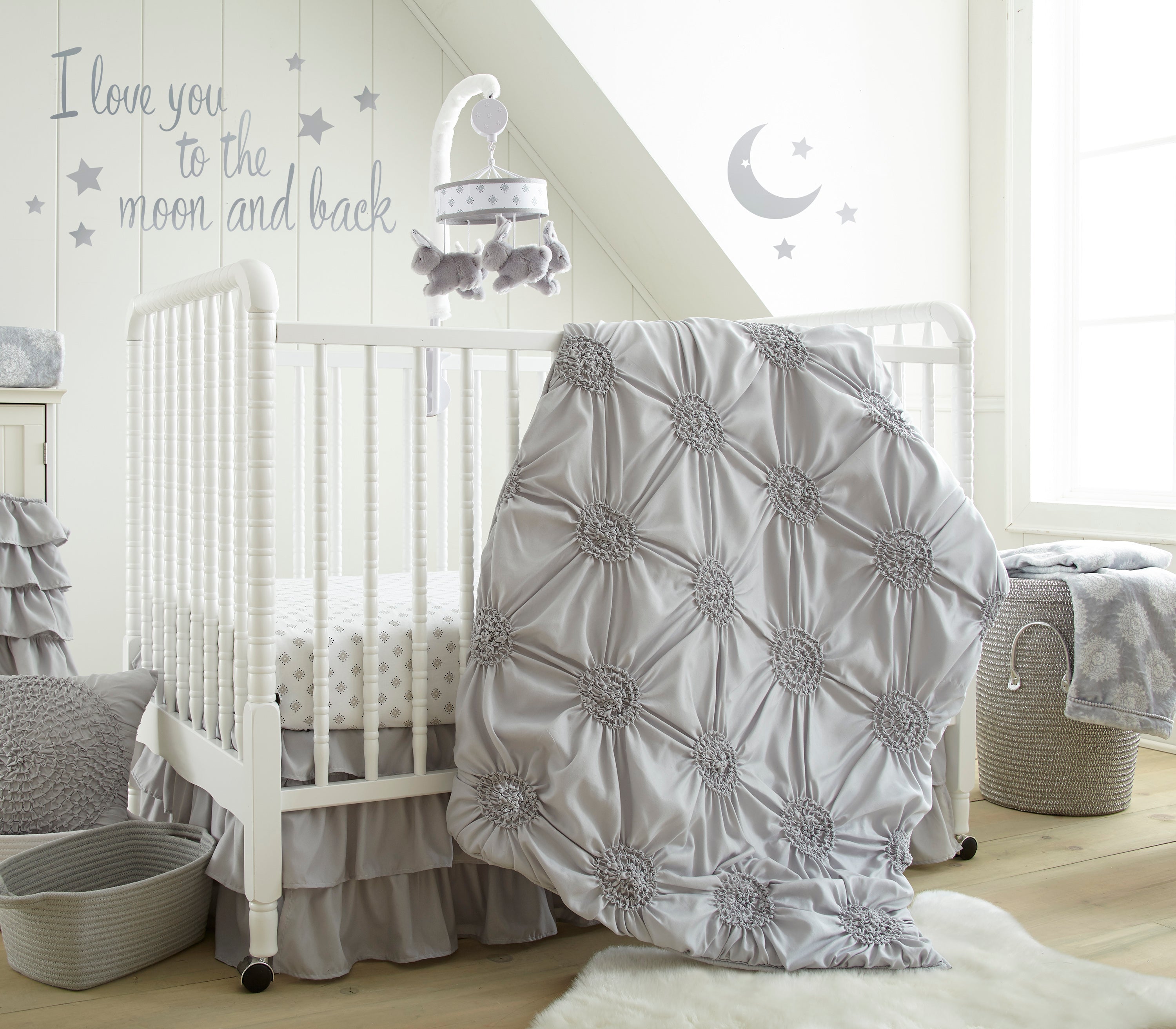 Levtex Home Willow Plush Blanket Baby Blankets