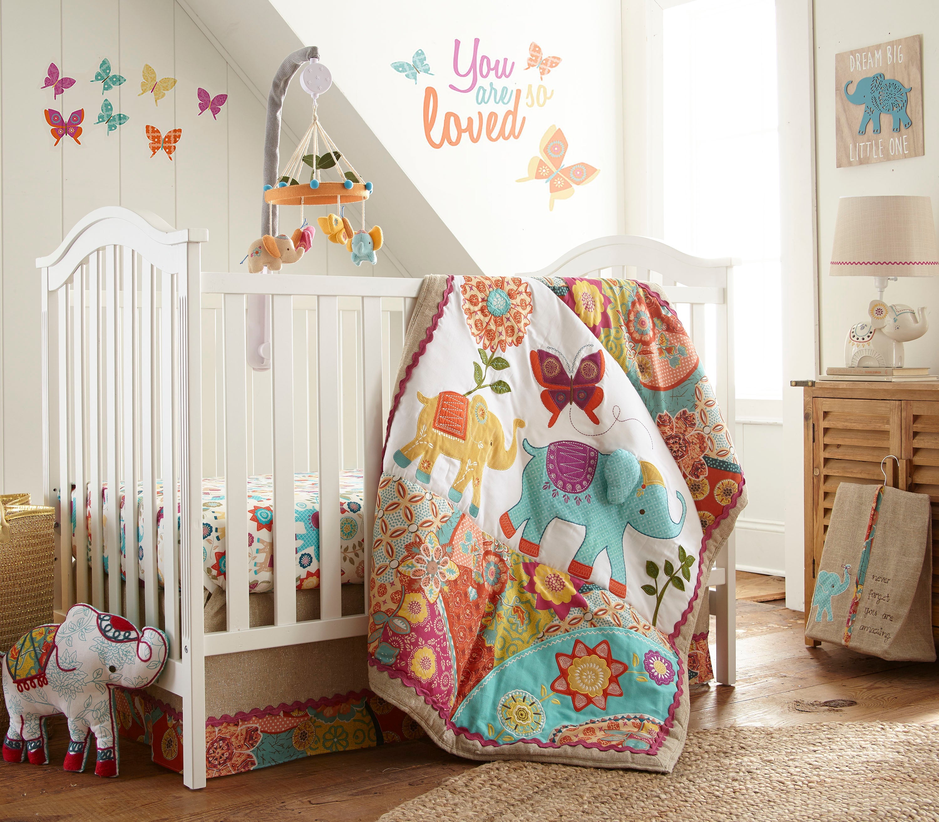 Levtex Home Zahara Lamp Base and Shade Nursery Lamps