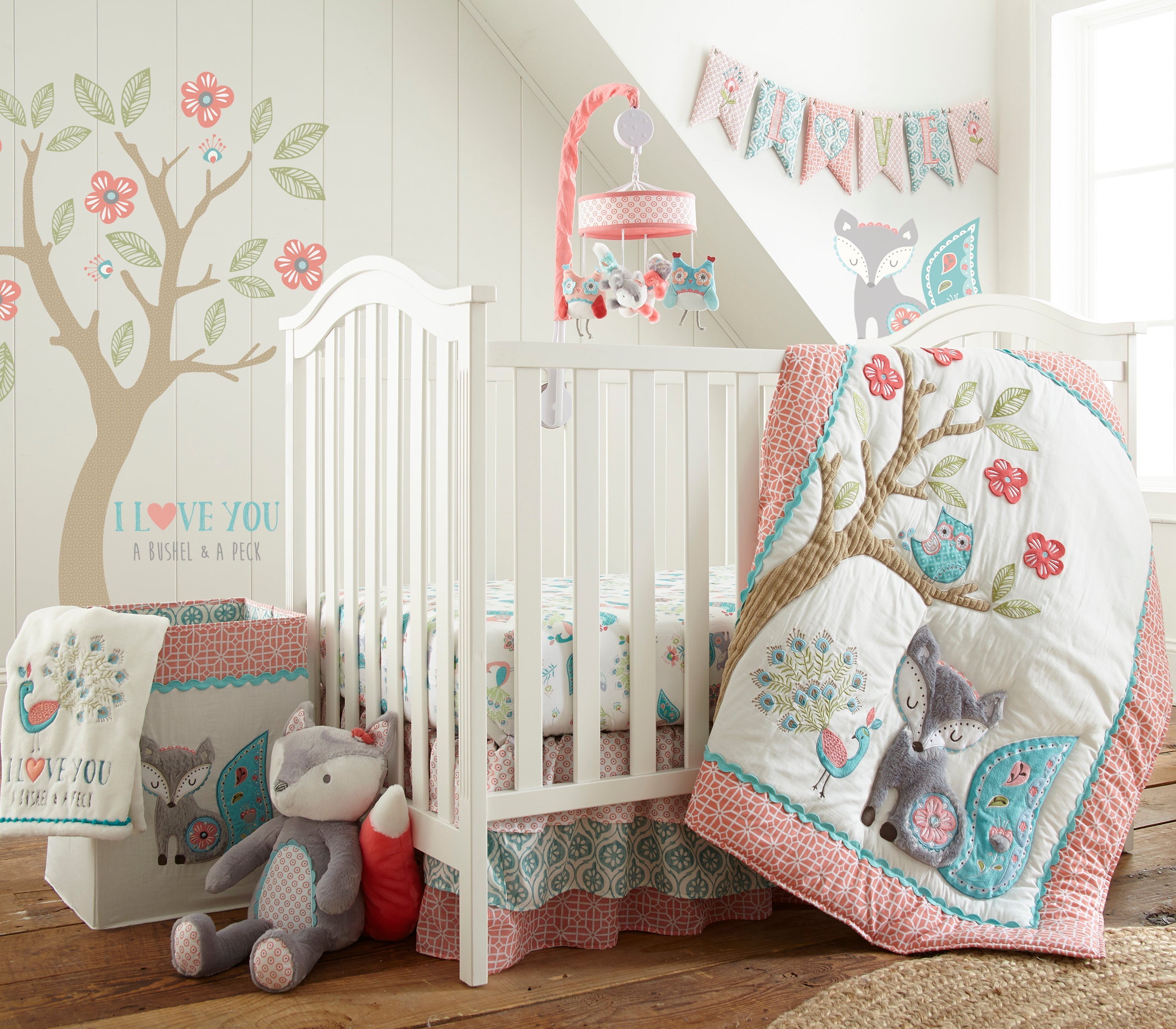 Levtex Home Fiona Lamp Base and Shade Nursery Lamps