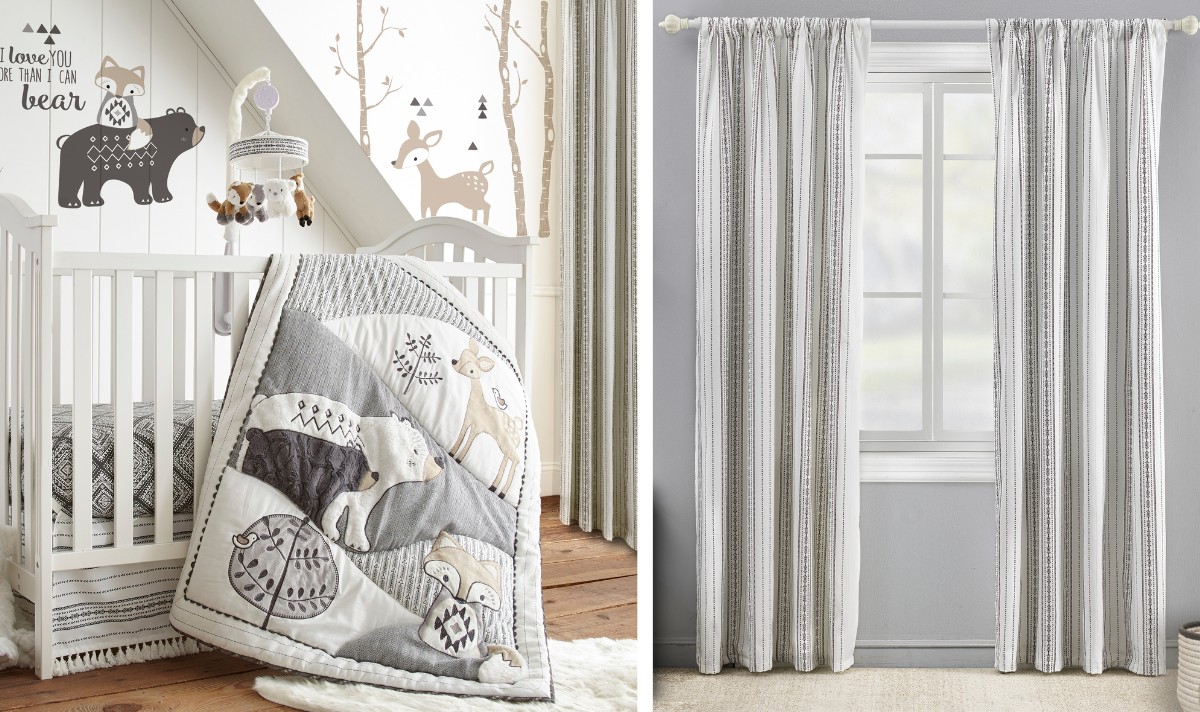 Ideas for Amazing Nursery Curtains Drapes and Blackout Levtex Home