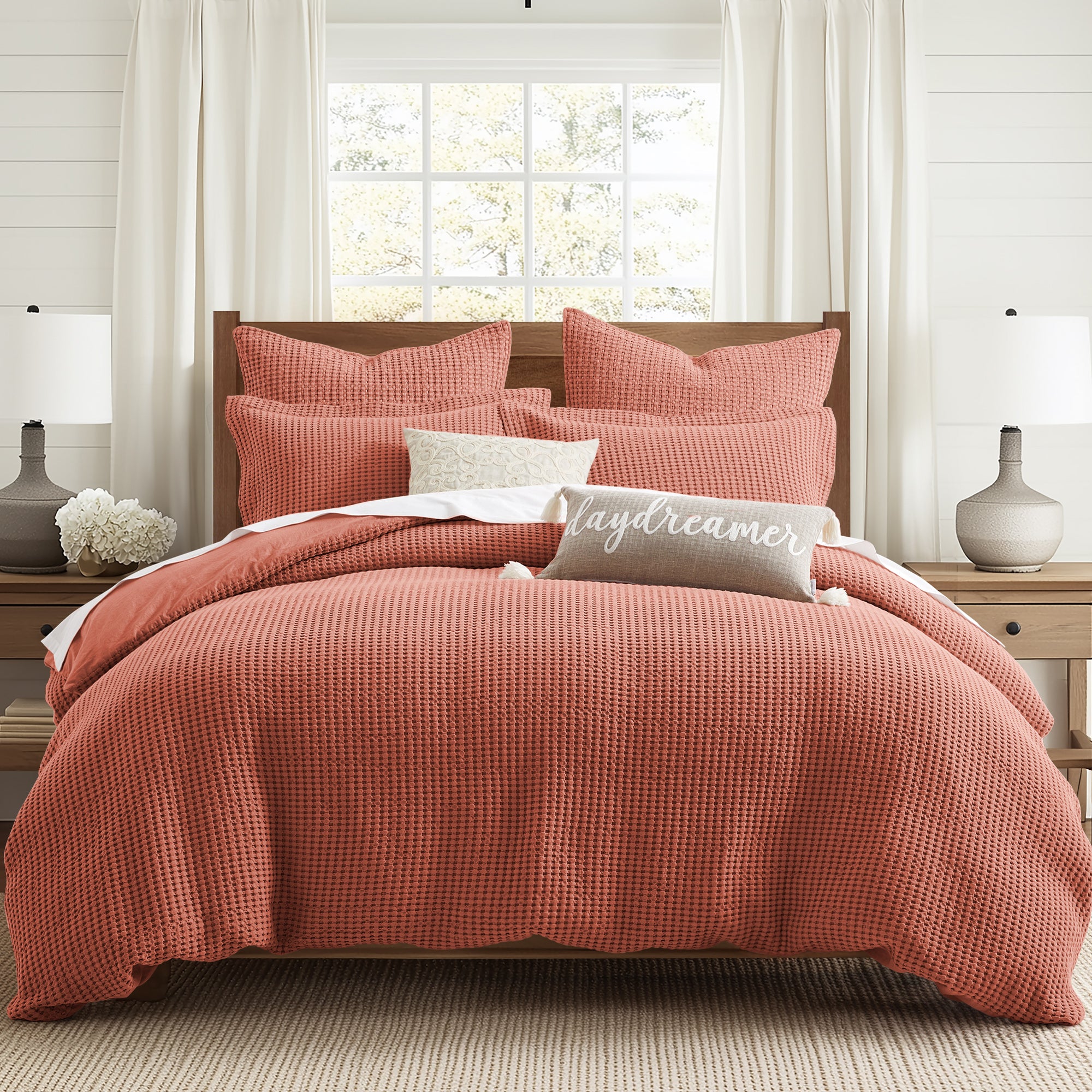 Mills Waffle Duvet Set