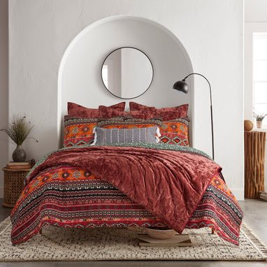 Birch Hill Abruzzi Velvet Spice Quilt - Polyester – Levtex Home