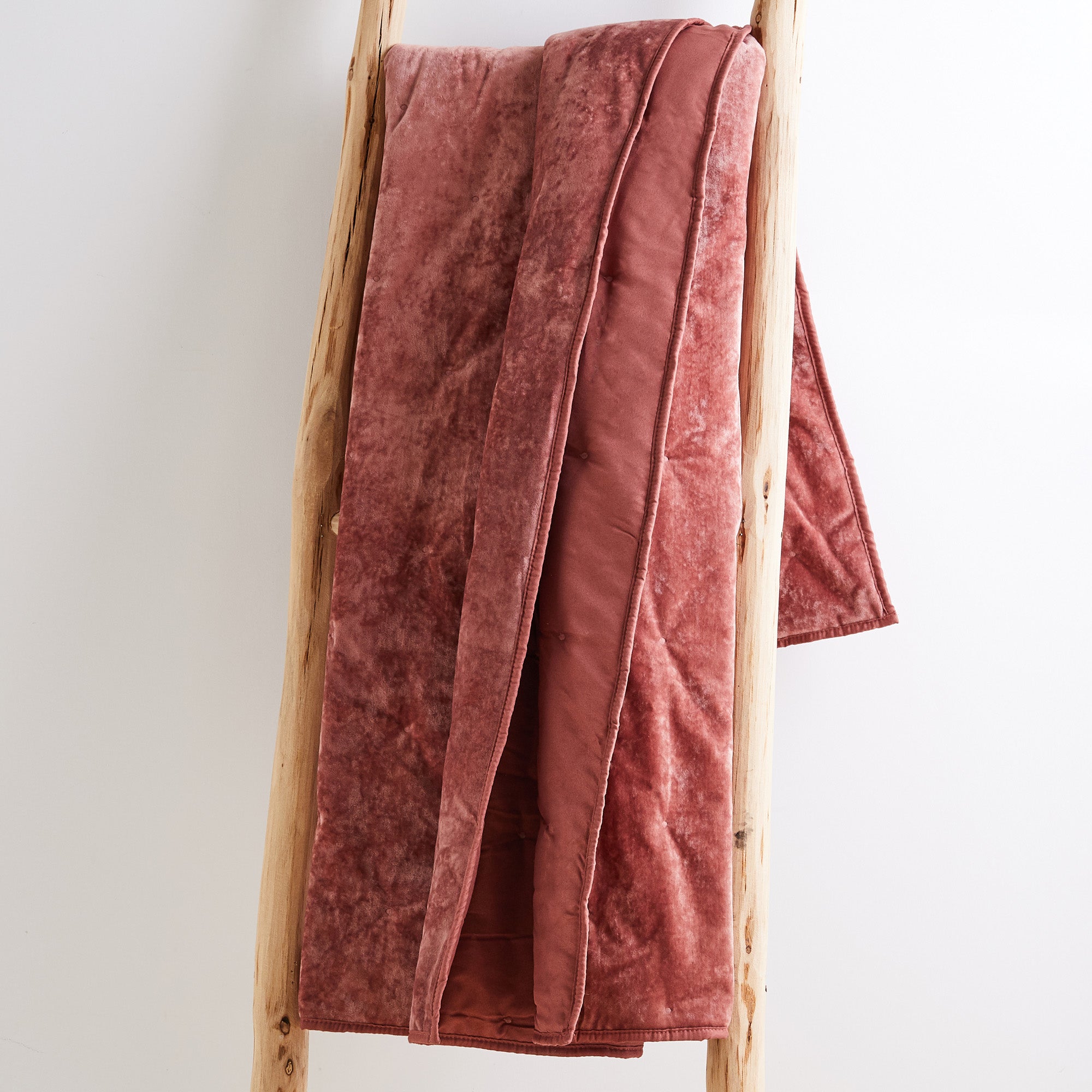 BH Abruzzi Velvet Spice Quilted Throw