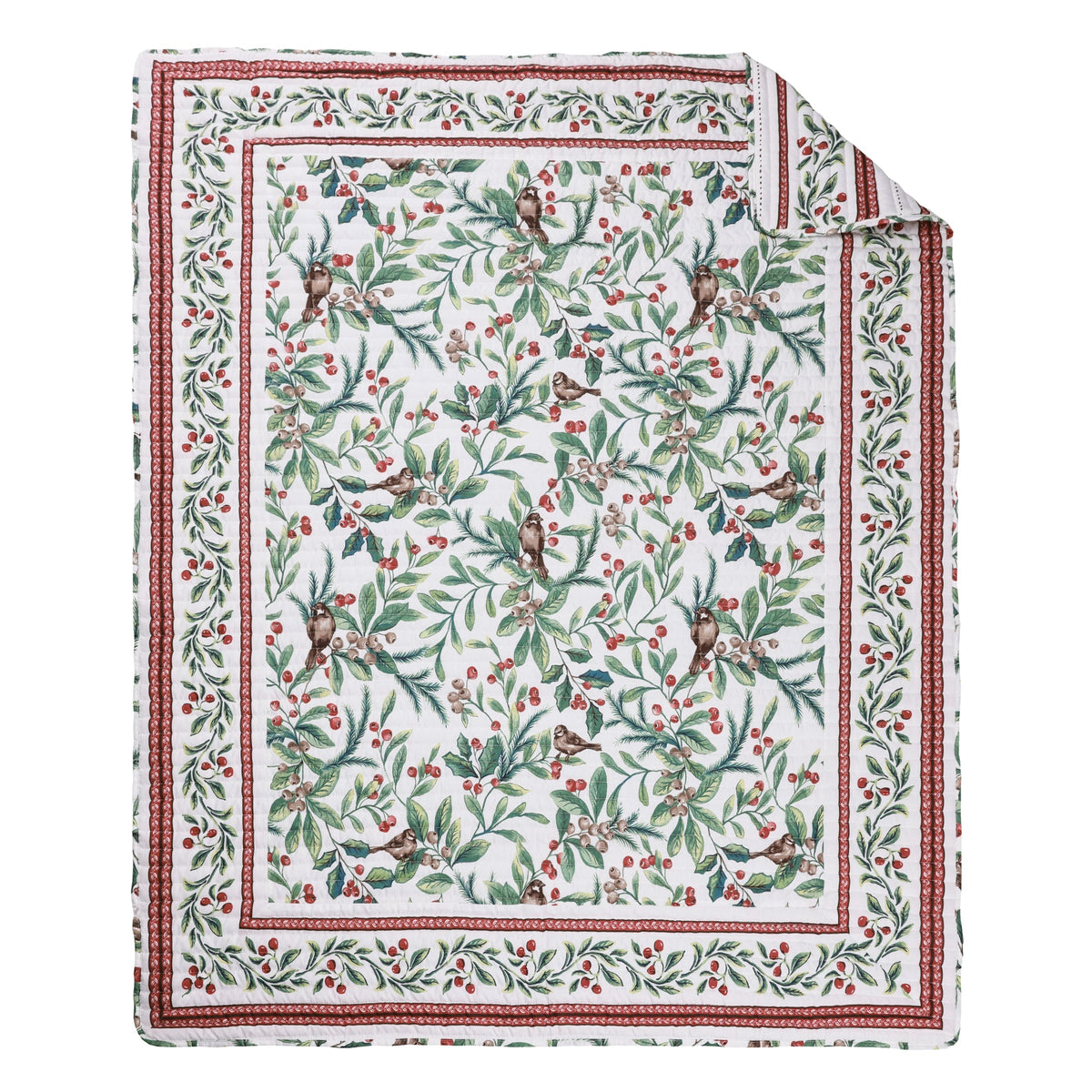 Berry Lane Quilted Throw