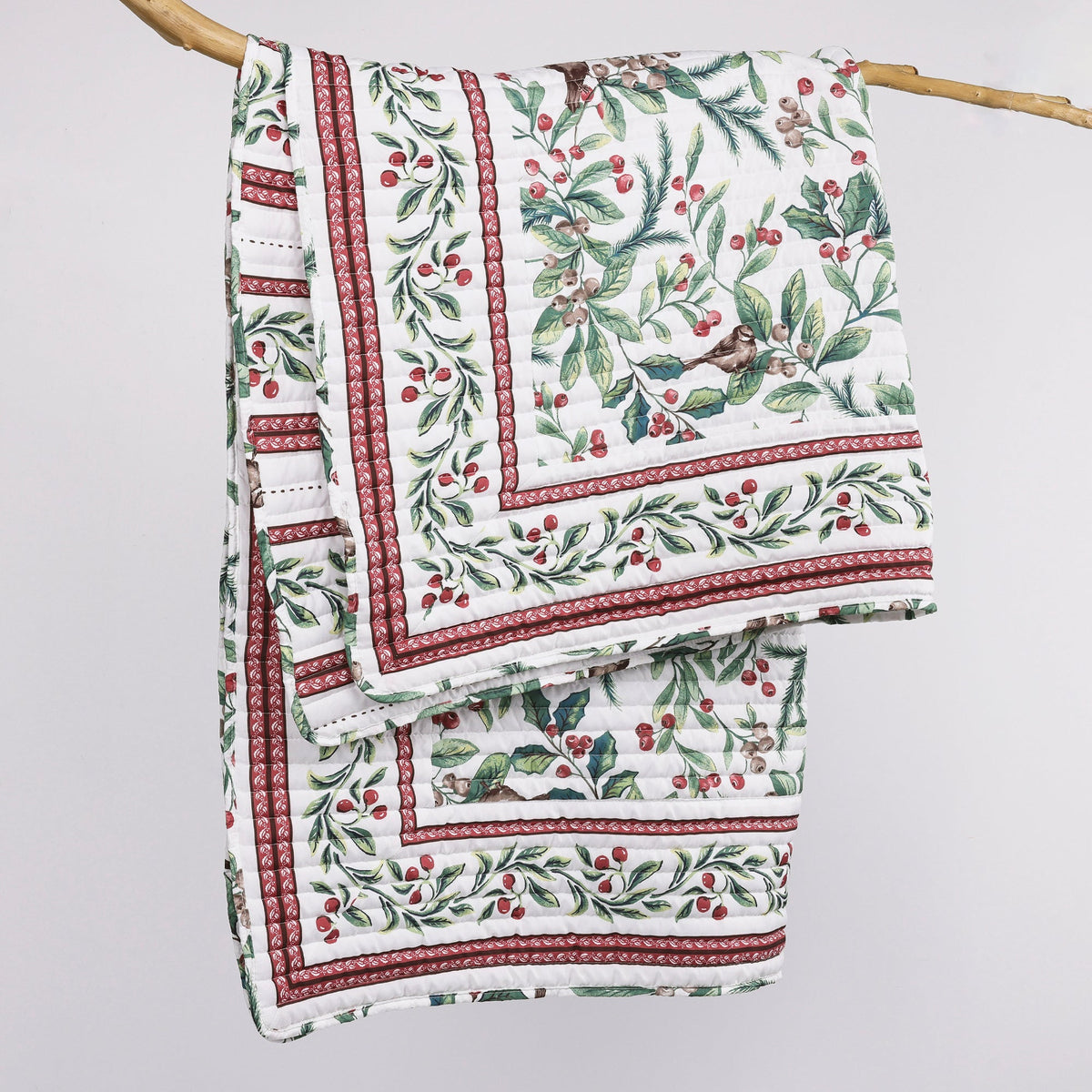 Berry Lane Quilted Throw