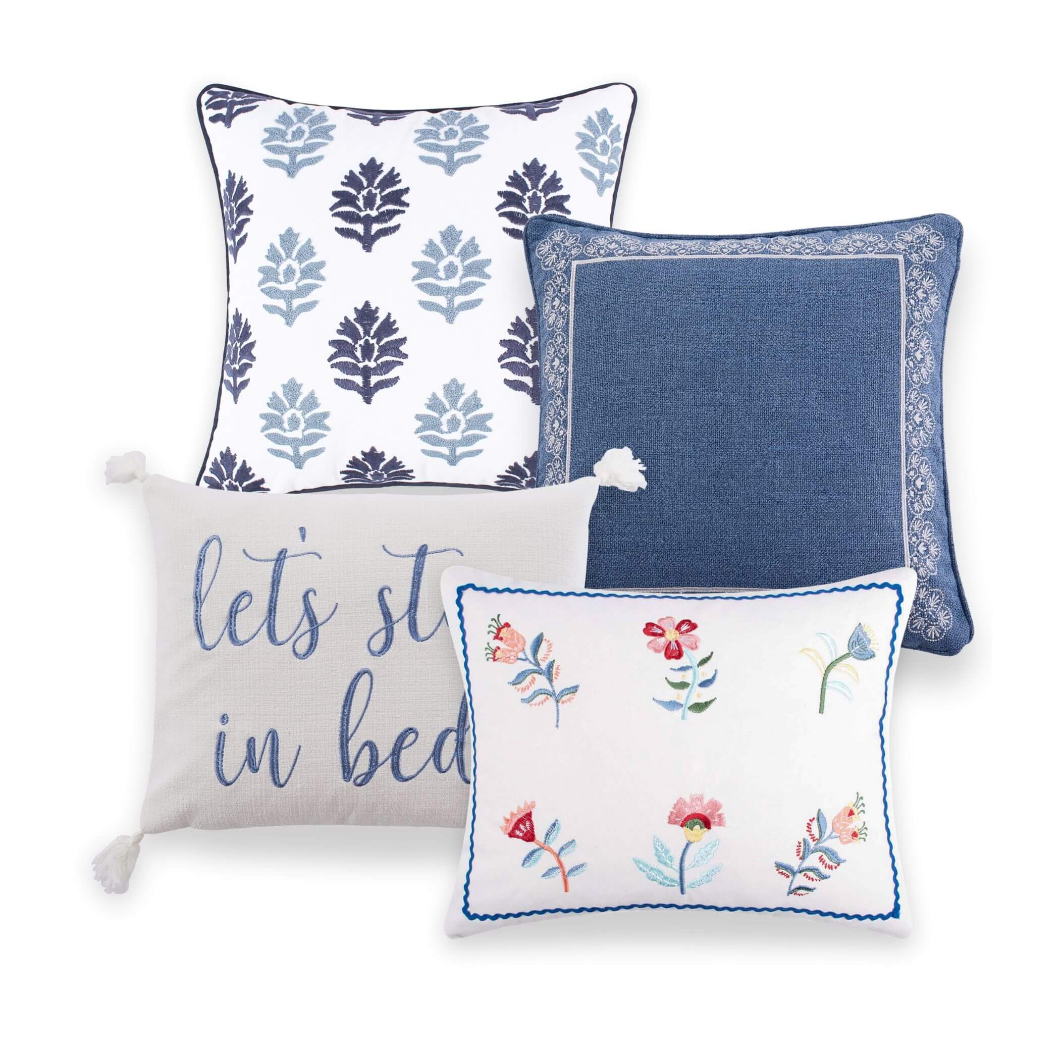 Blue Cottage Pillow Bundle