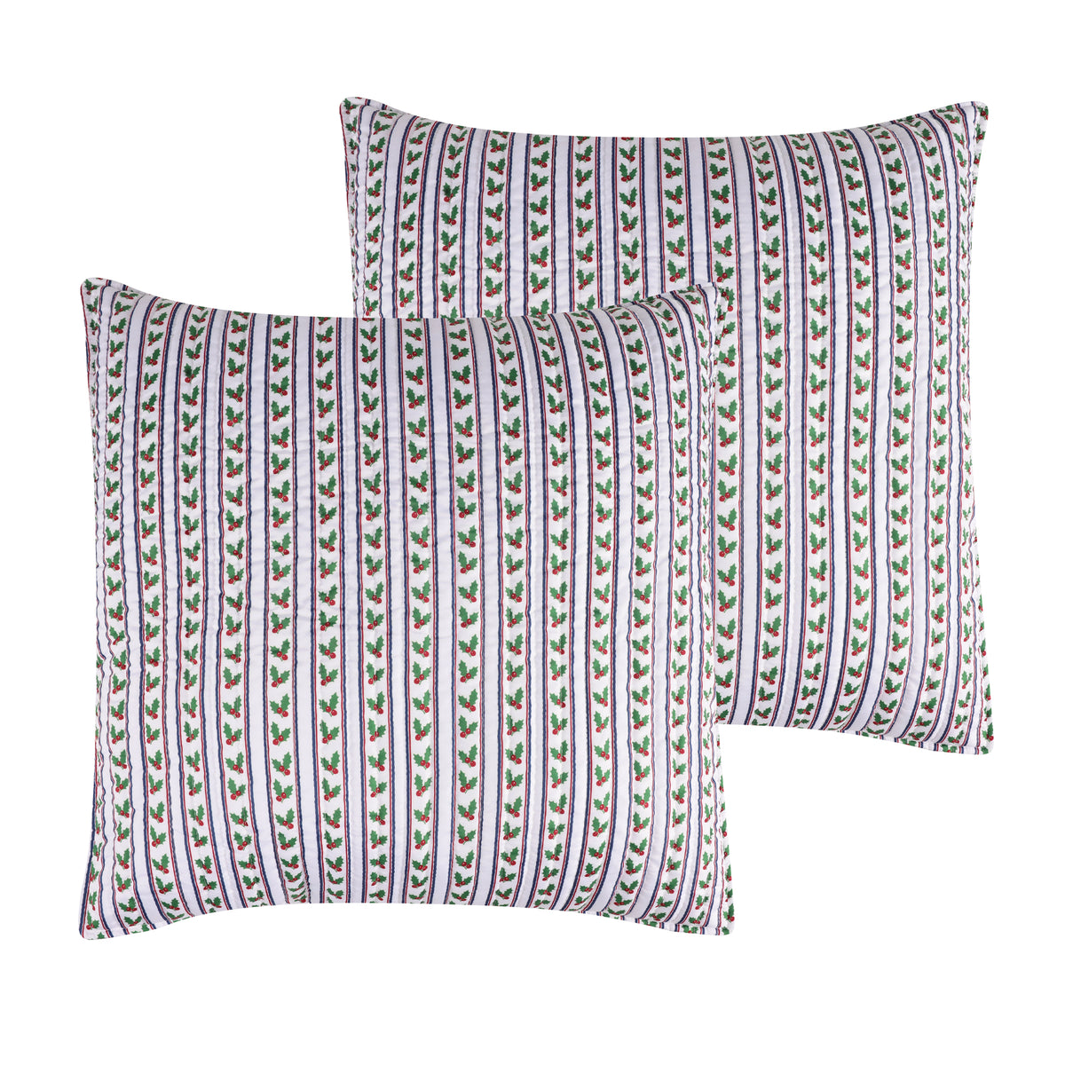 Christmas Cottage Euro Sham Set of 2