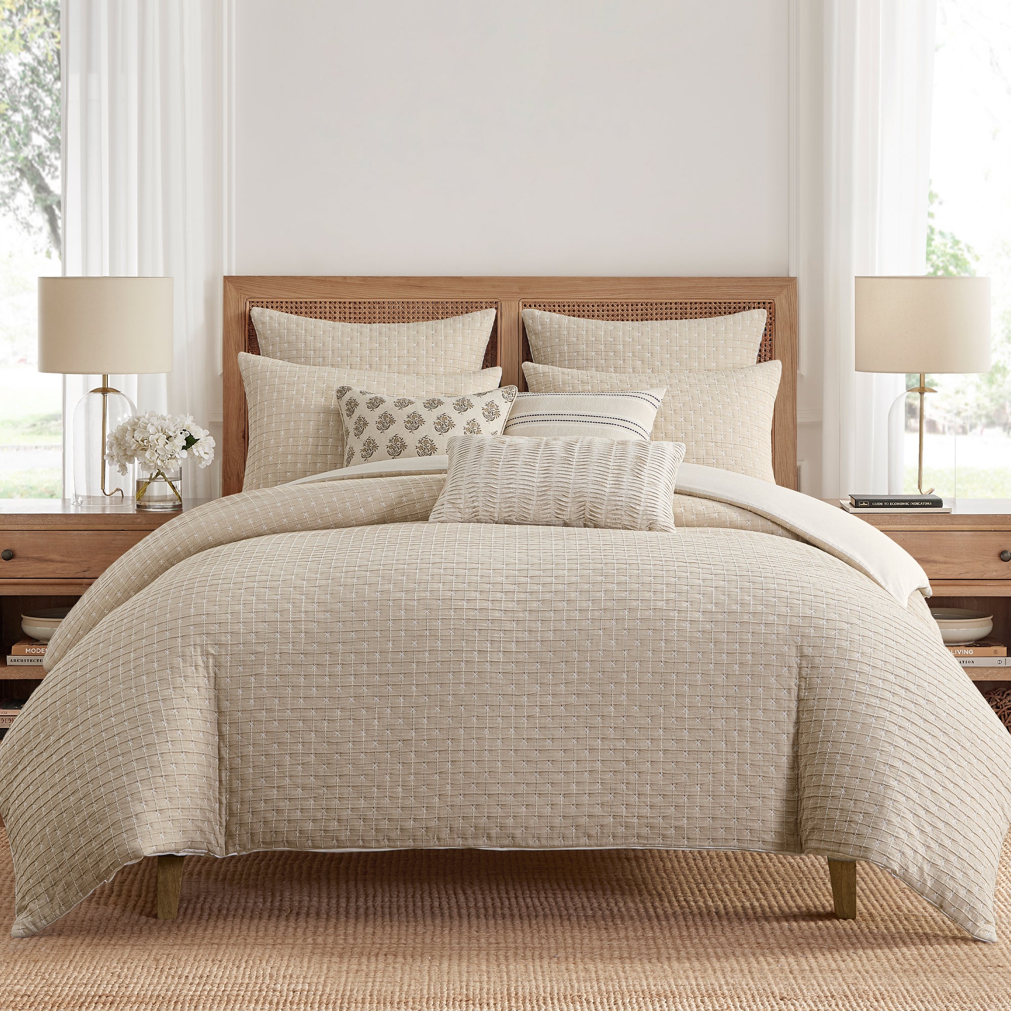 Cross Stitch Duvet Cover Set