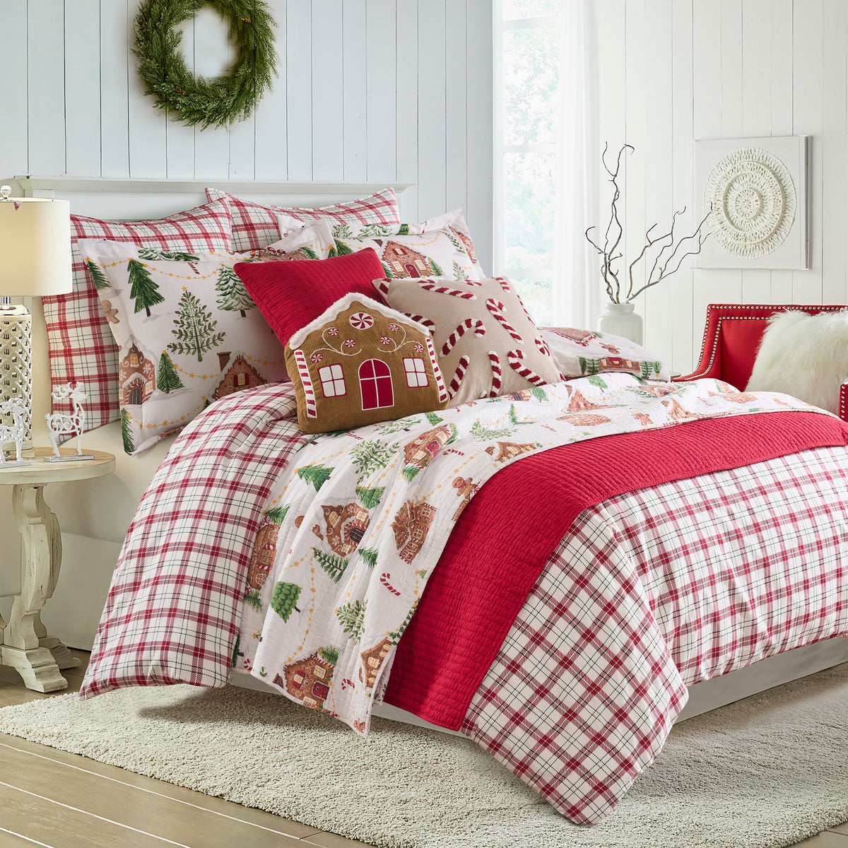 Gingerbread Village Comforter Set
