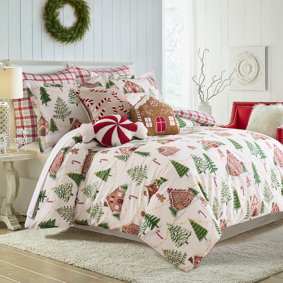 Gingerbread Village Duvet Cover Set