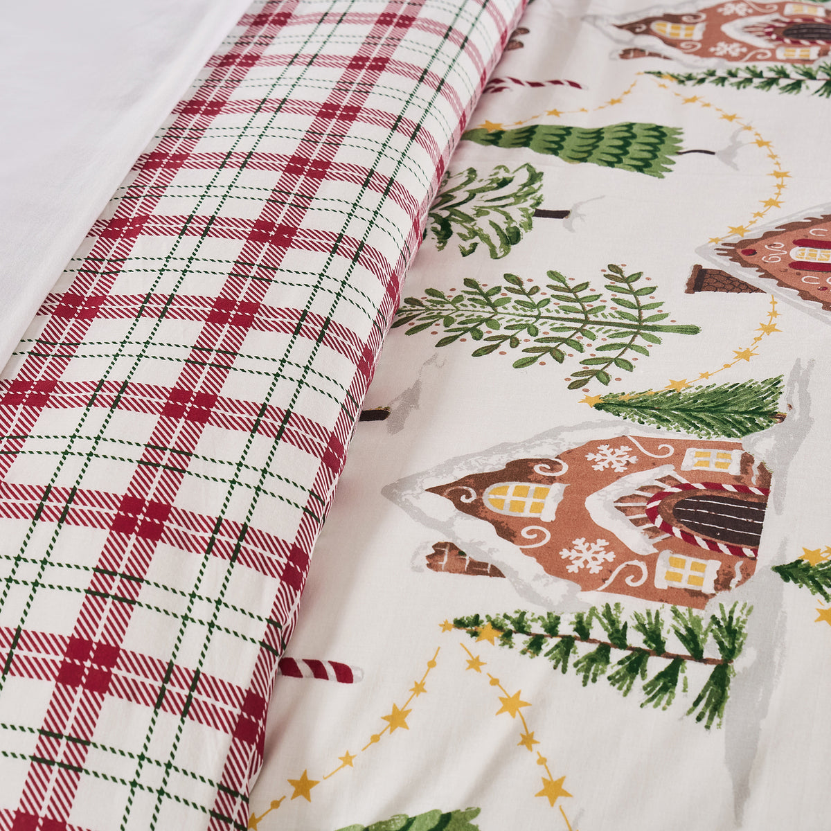 Gingerbread Village Duvet Cover Set