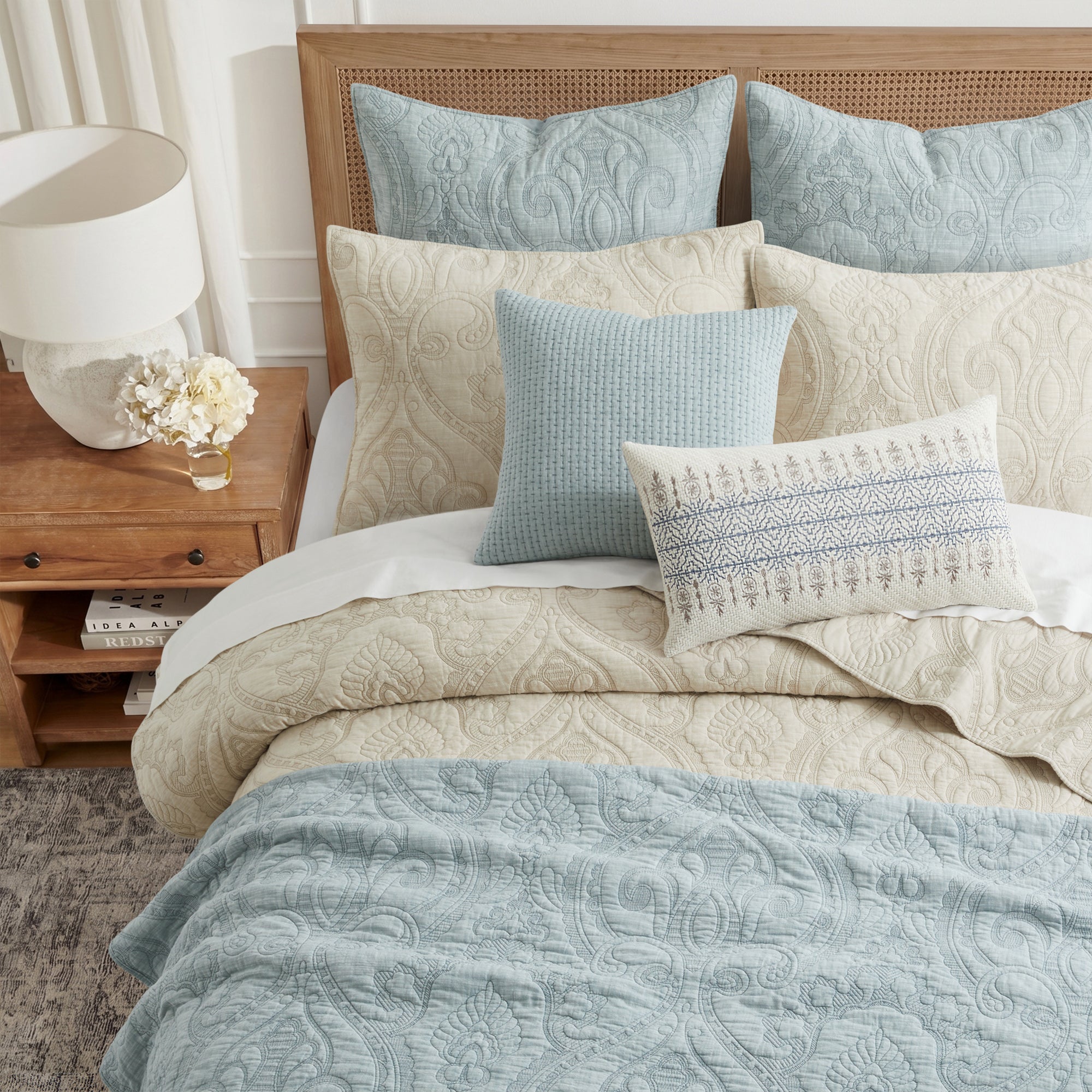 Helena Sage Quilt Set