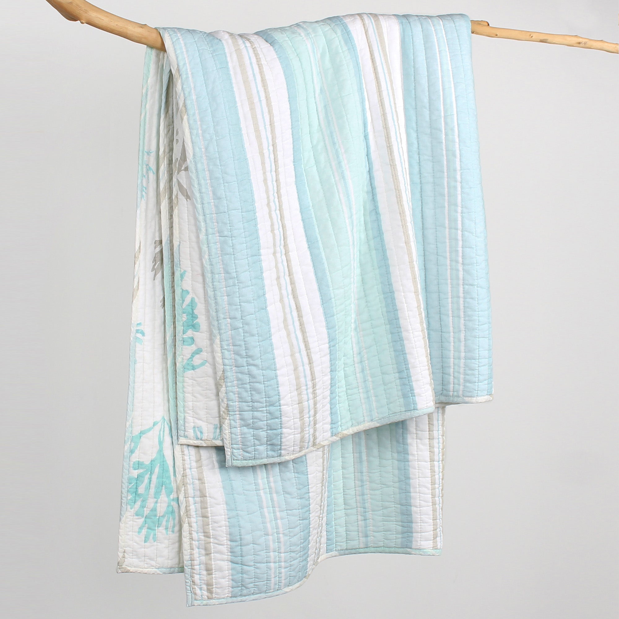 Stone Harbor Quilted Throw