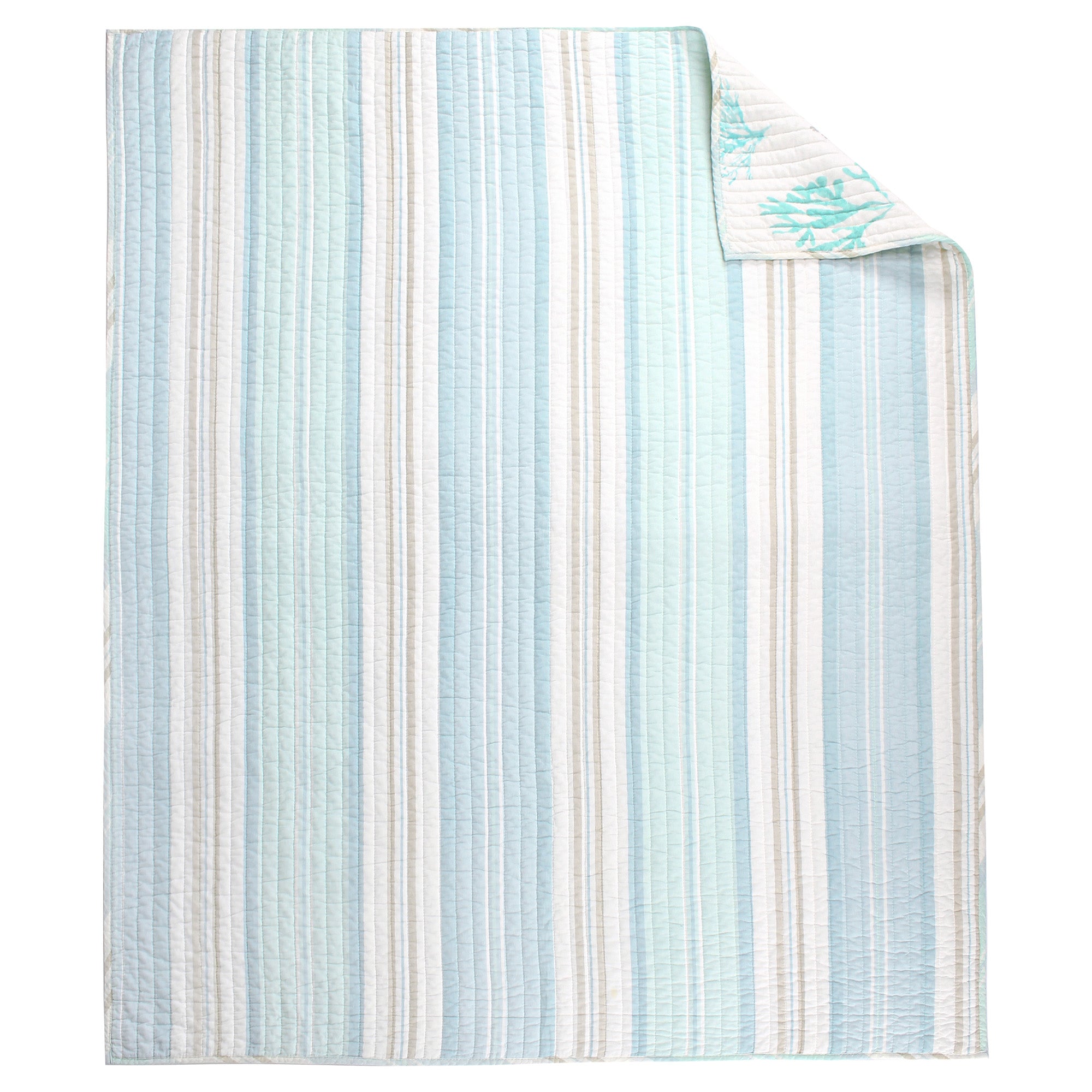 Stone Harbor Quilted Throw