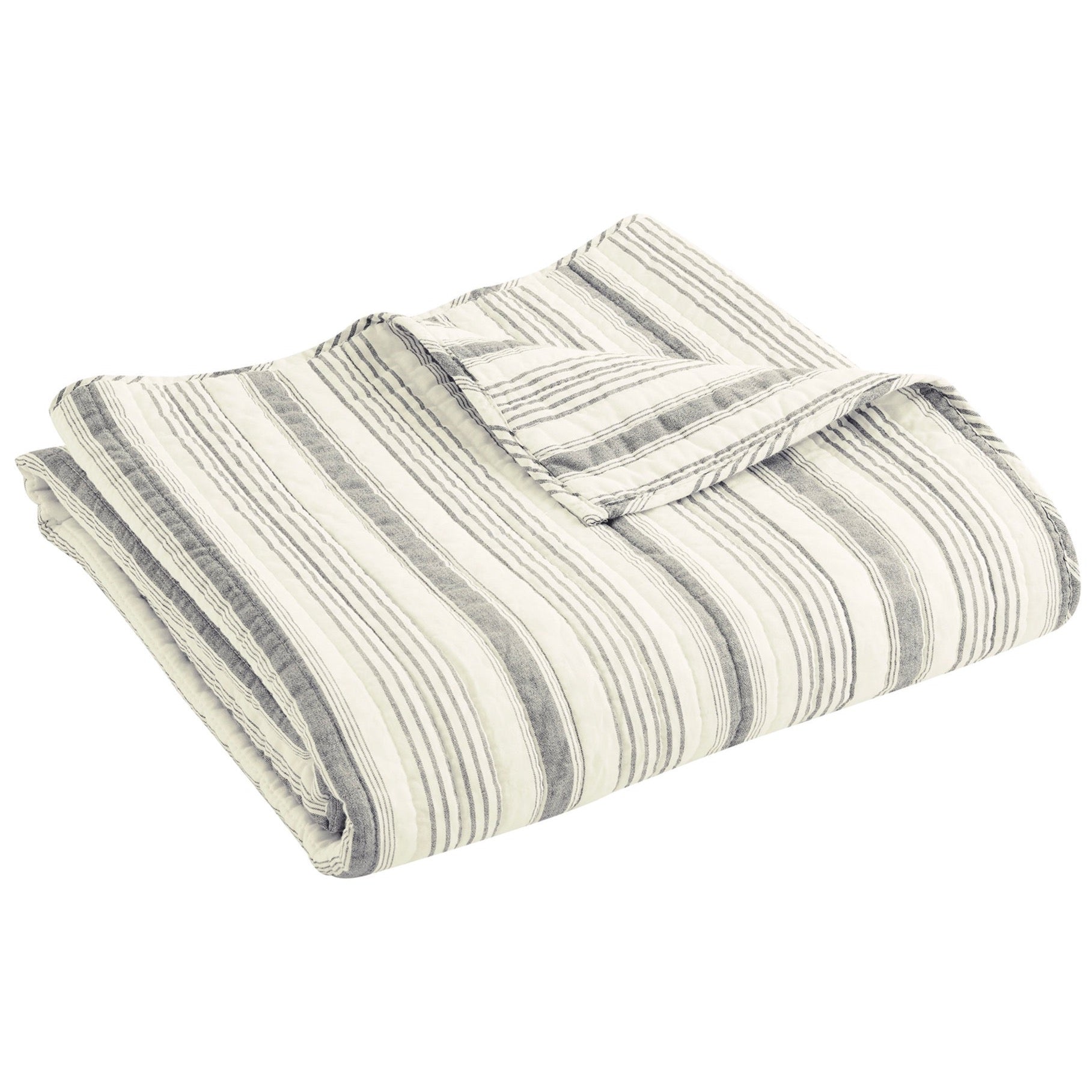 Rochelle Stripe Quilted Throw