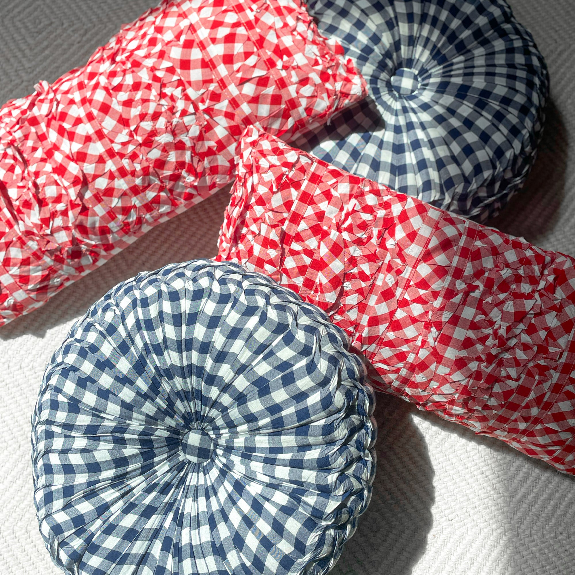 Americana Red Gingham Pillow