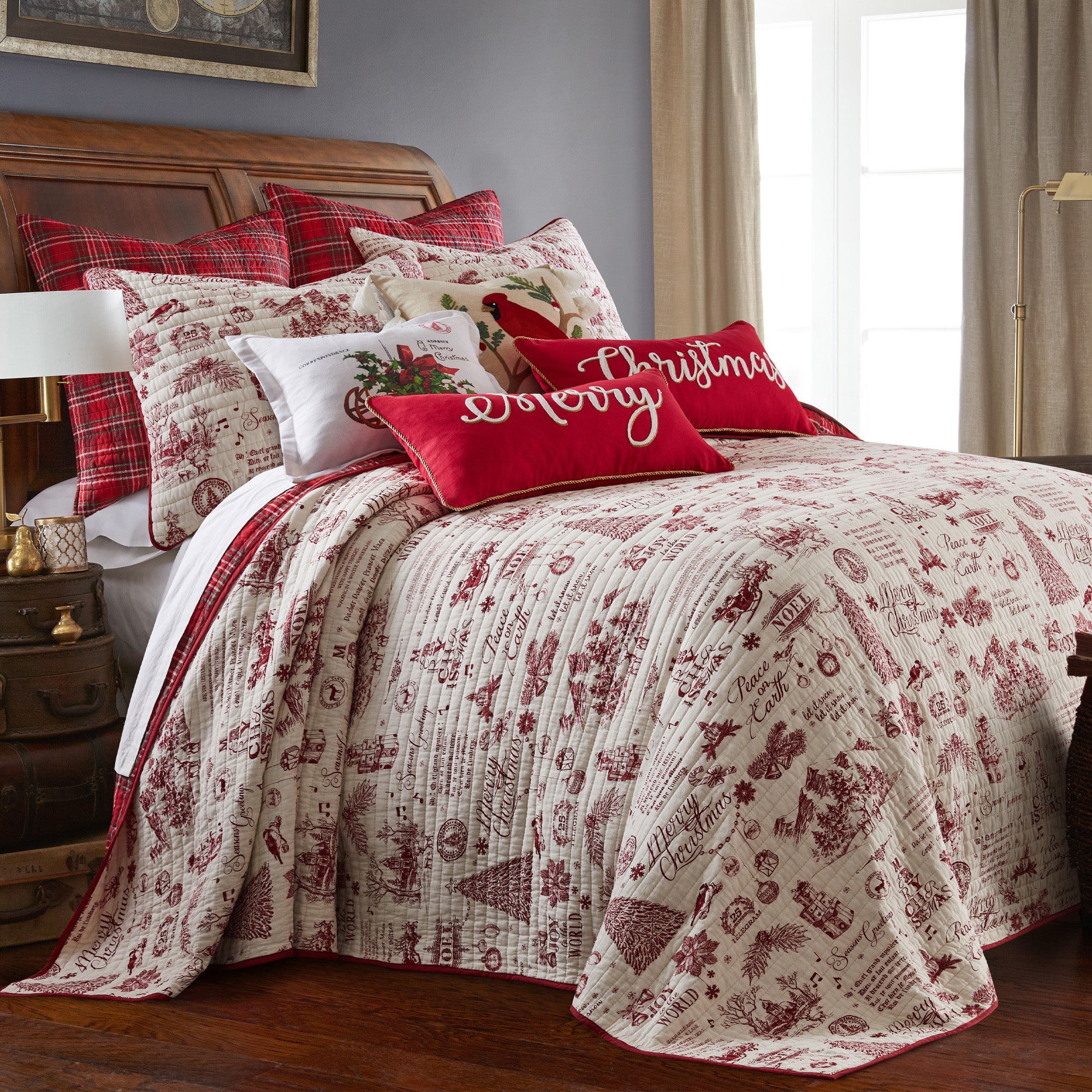 Yuletide Bedspread Set