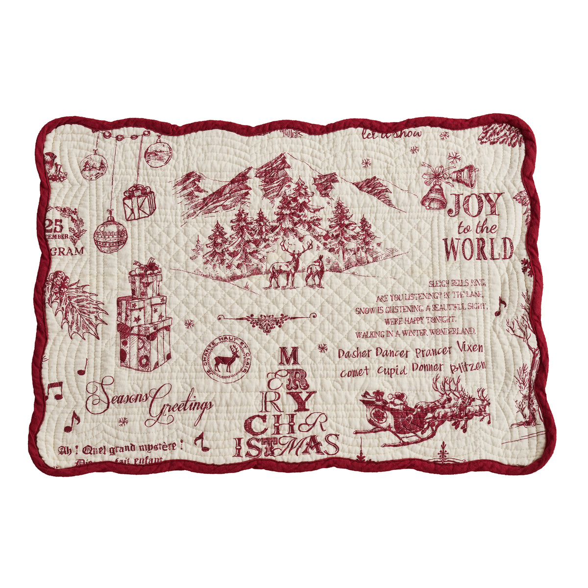 Yuletide Placemat - Set of 4
