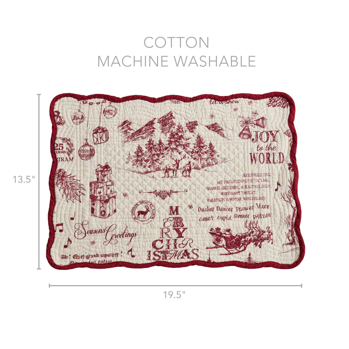 Yuletide Placemat - Set of 4