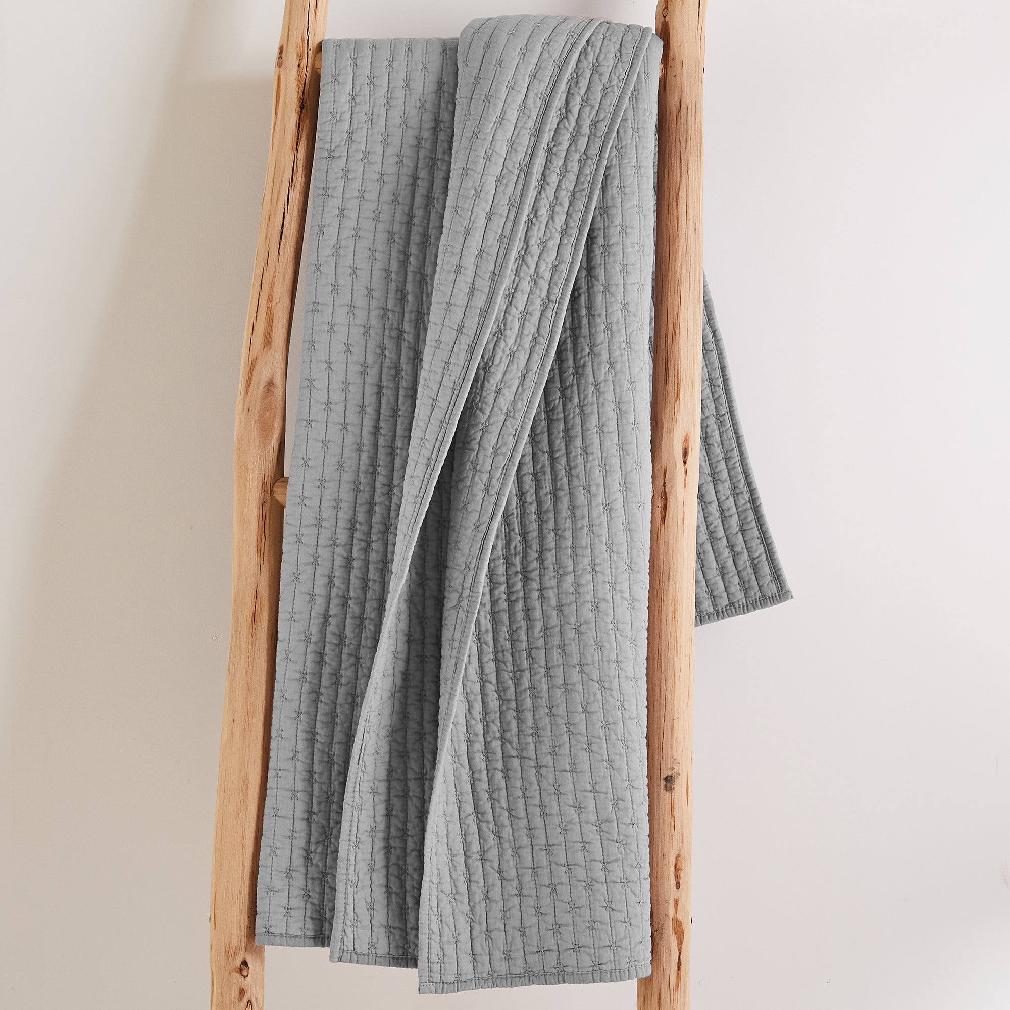 Cross Stitch Quilted Throw