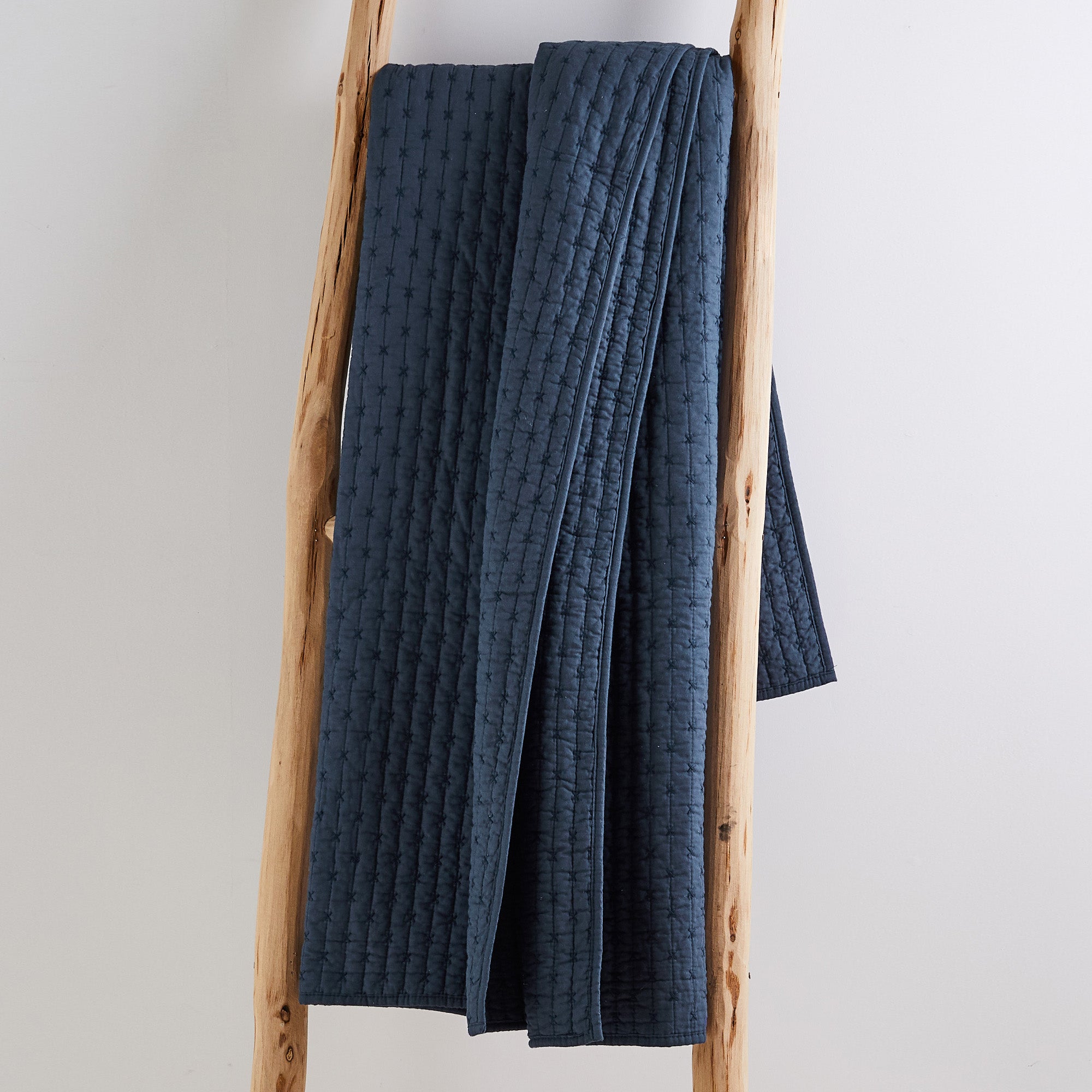 Cross Stitch Quilted Throw