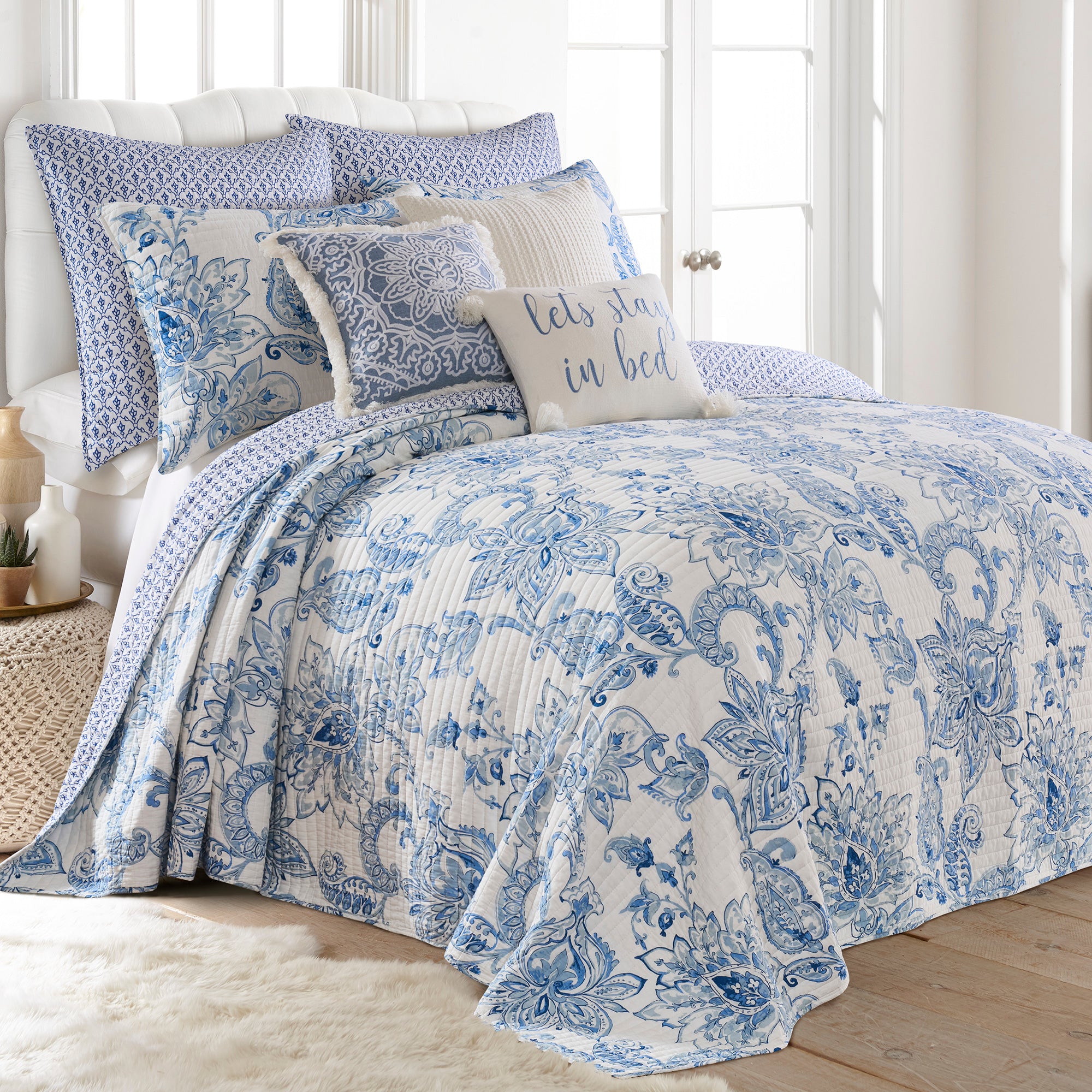 BENEFIQUE LUXE セット Levtex Home Bennett Bedspread Set - Cotton