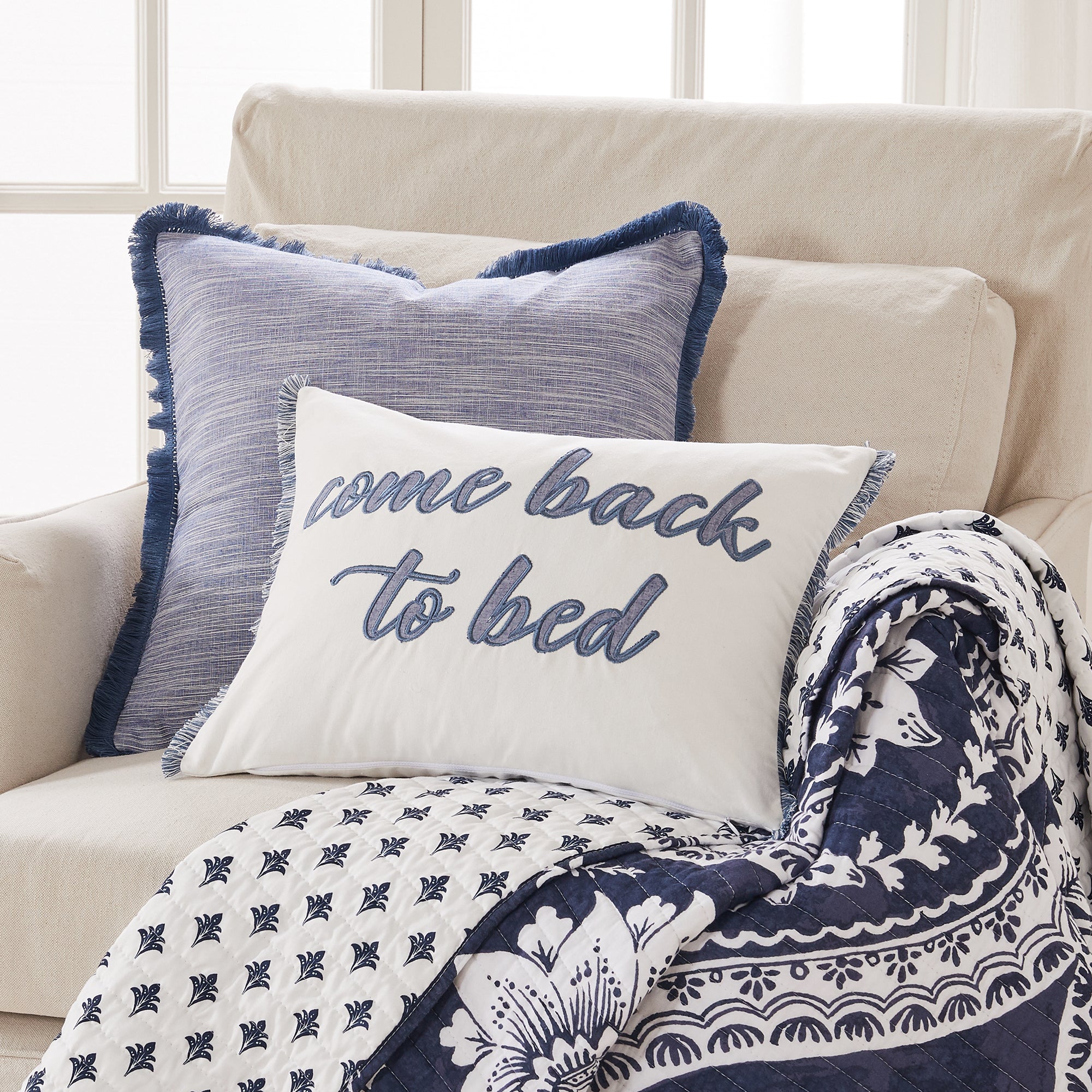 Come Back to Bed Pillow