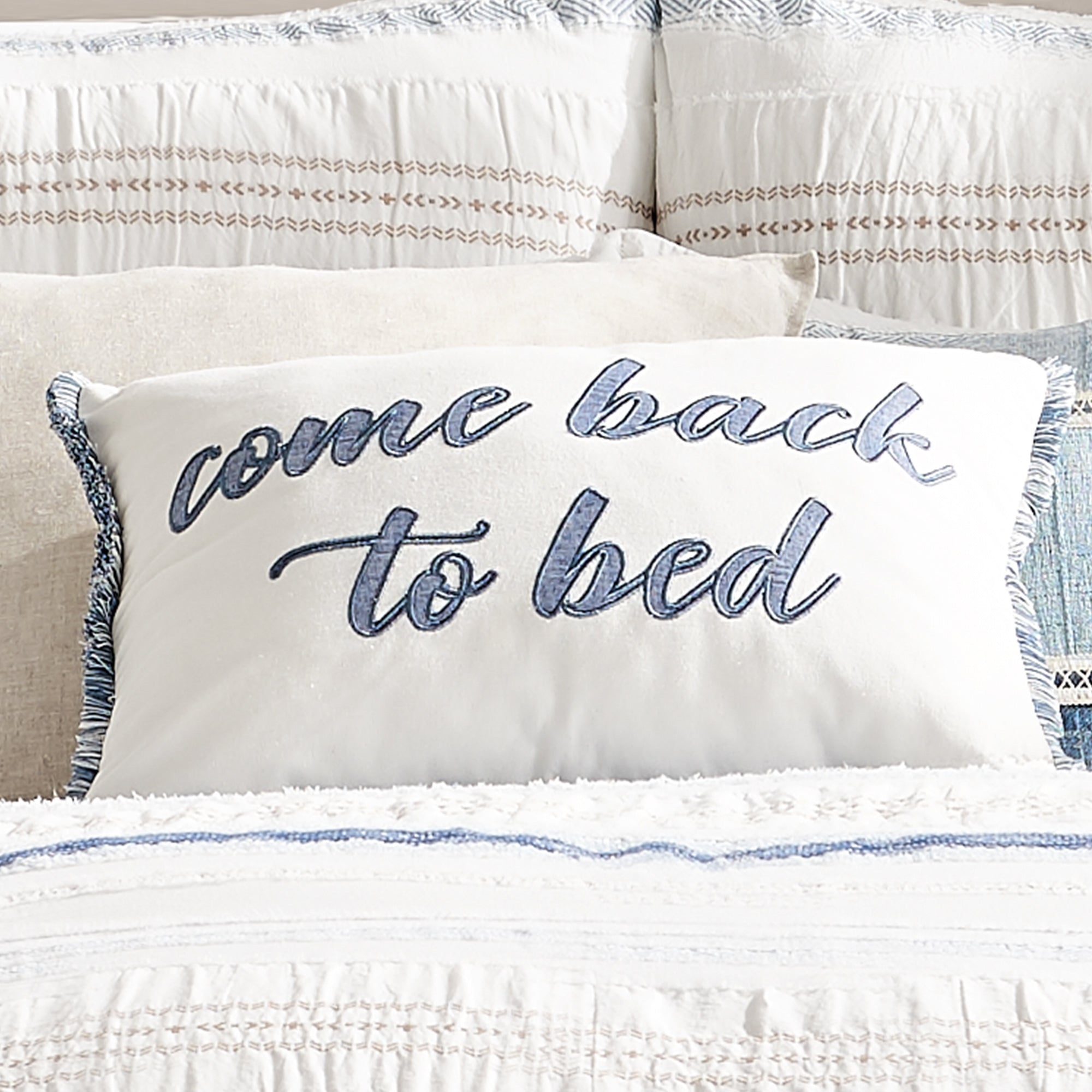 Come Back to Bed Pillow