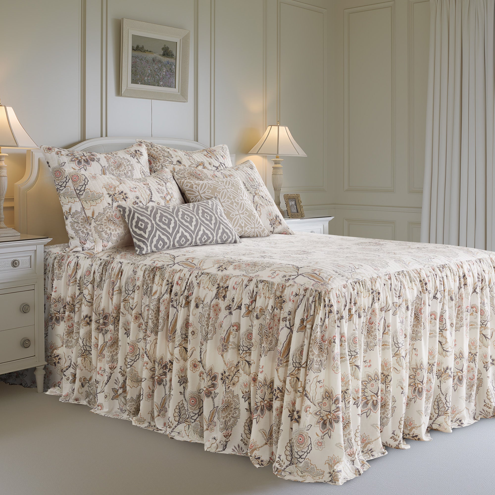 Ophelia Blush Bedspread Set