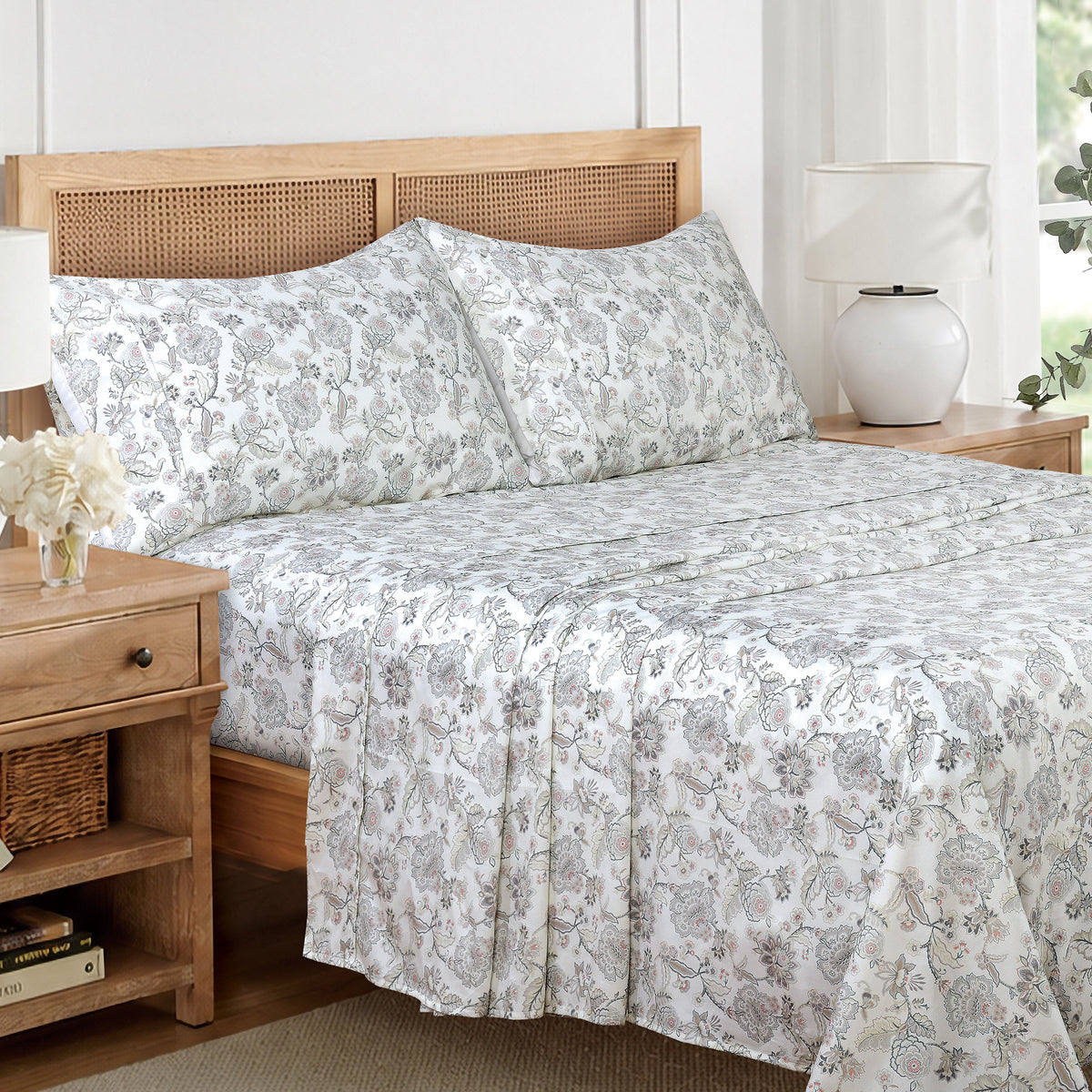Ophelia Cotton Sateen Sheet Set