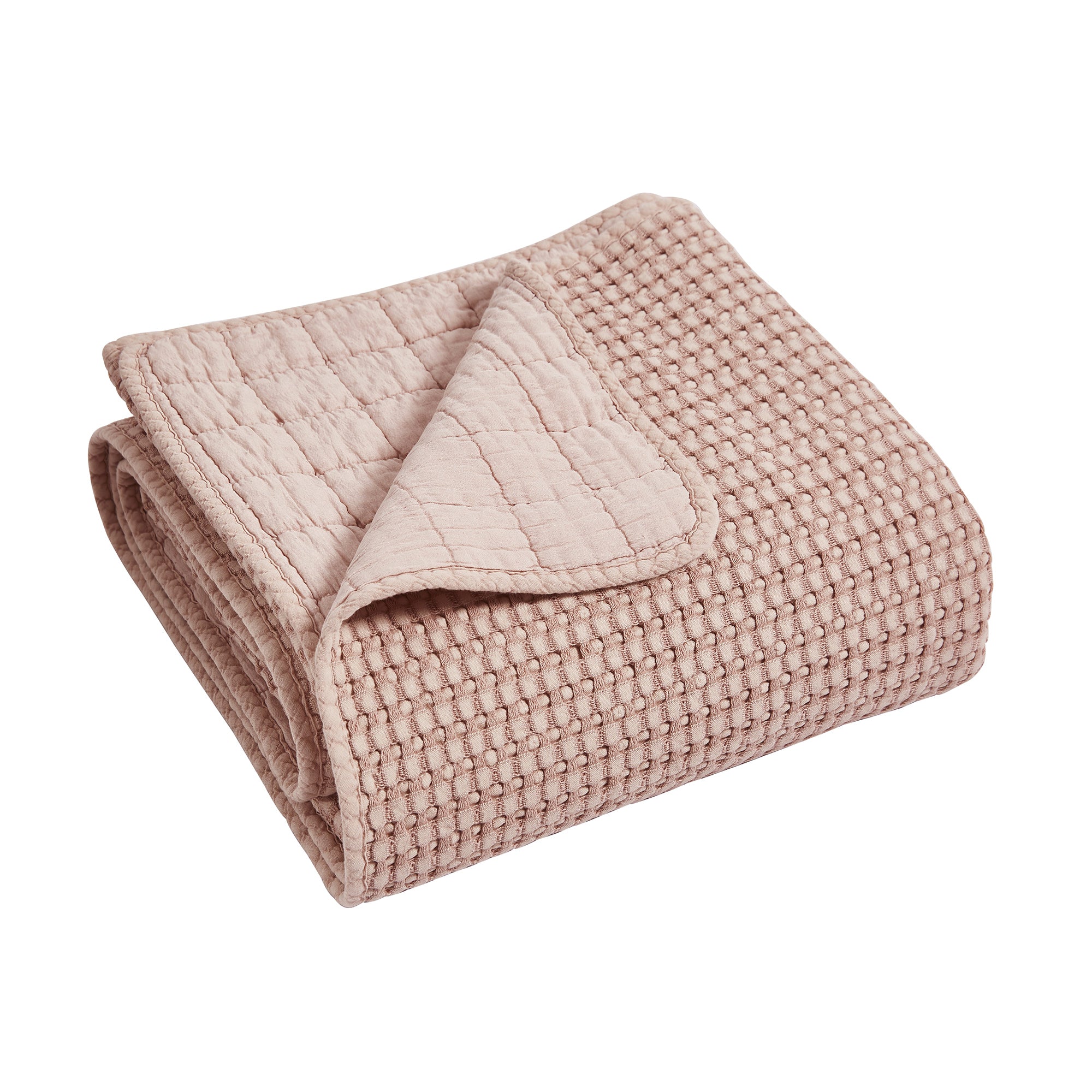 Mills Waffle Bedspread Set