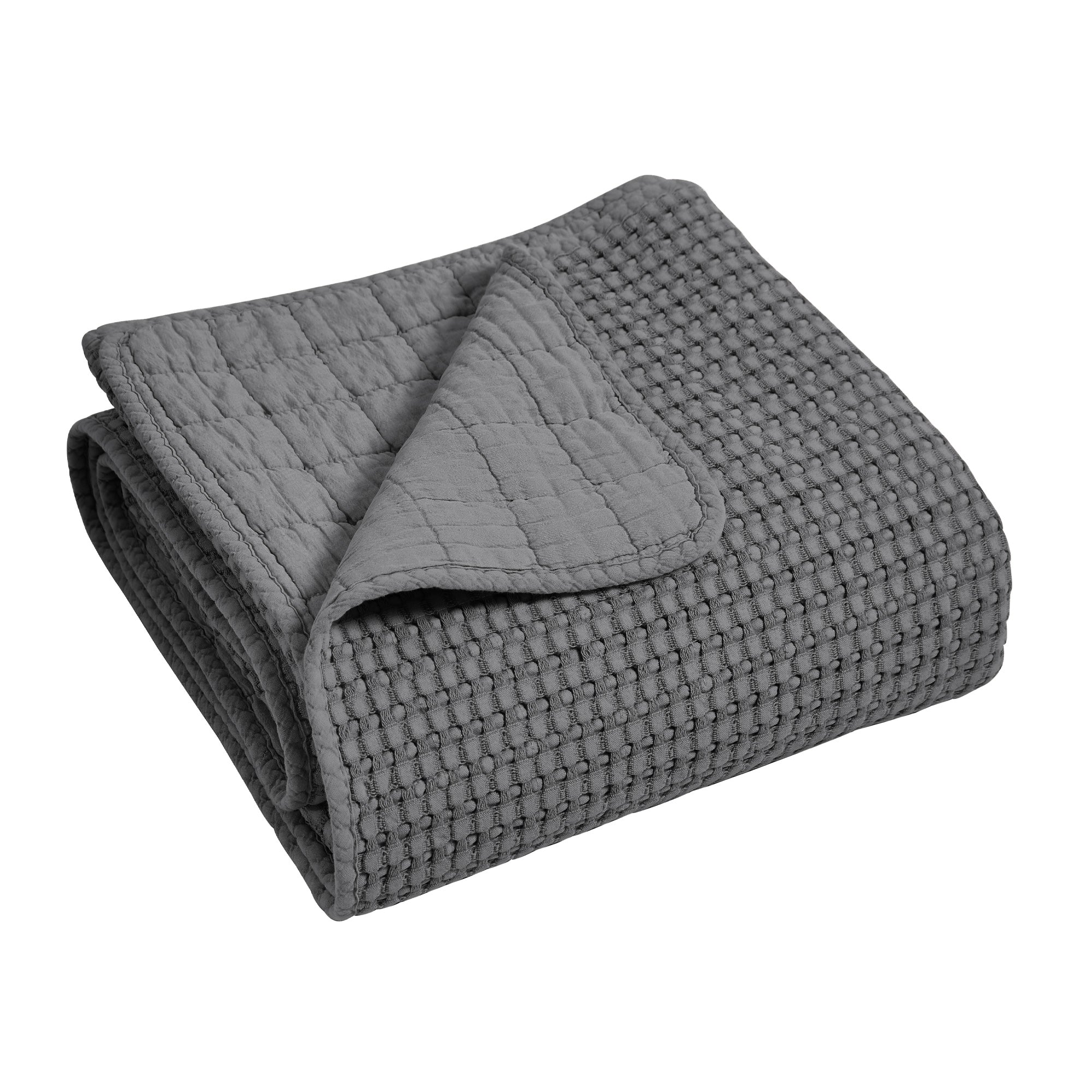 Mills Waffle Quilted Throw