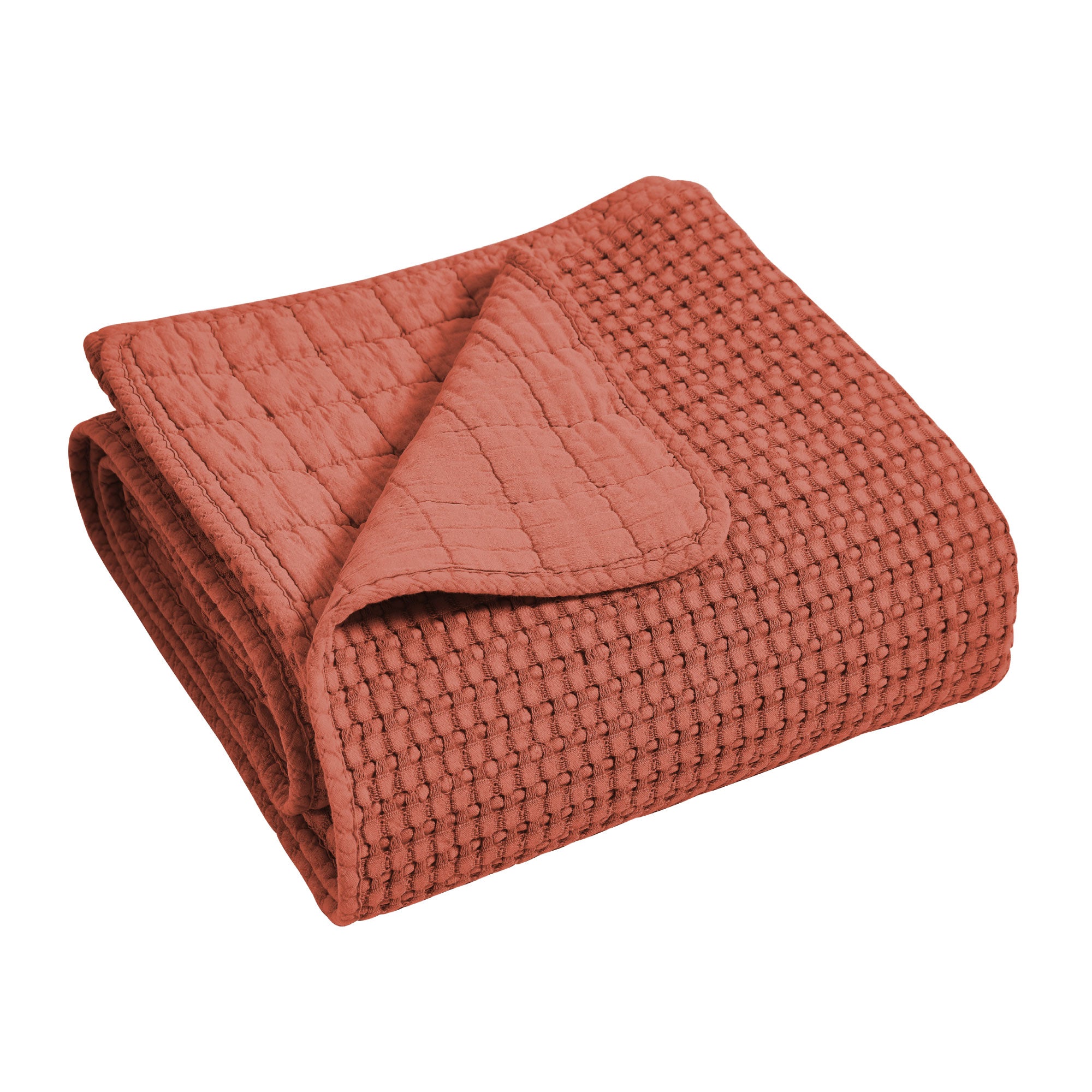 Mills Waffle Bedspread Set