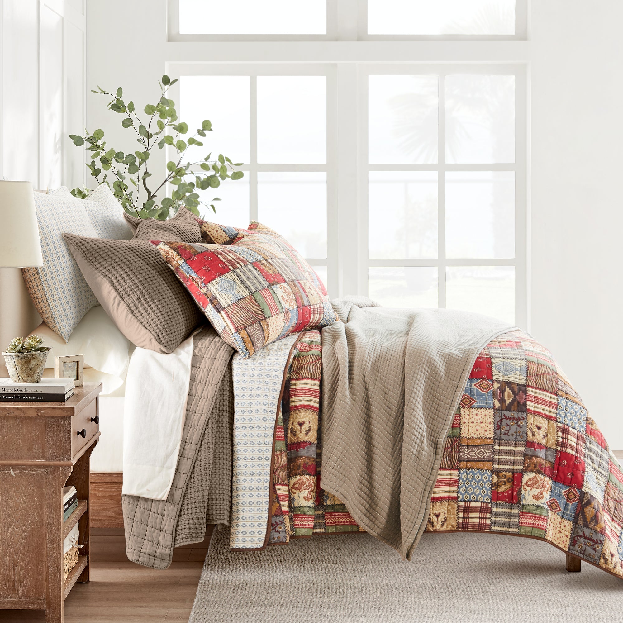 Mills Waffle Quilt Set