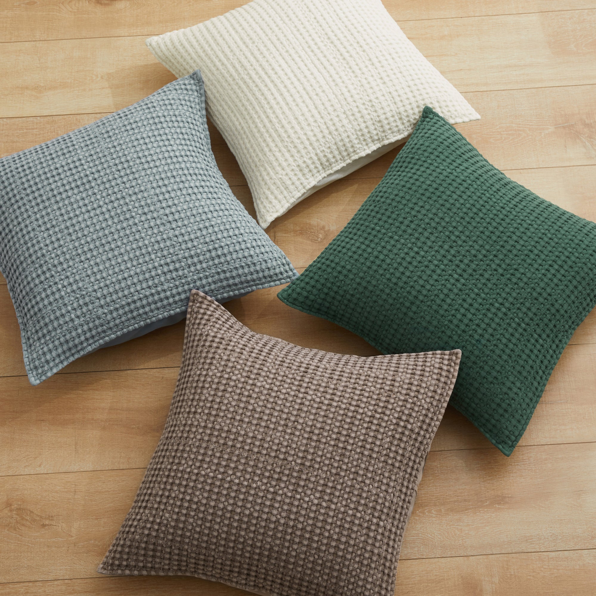 Mills Waffle Square Pillow