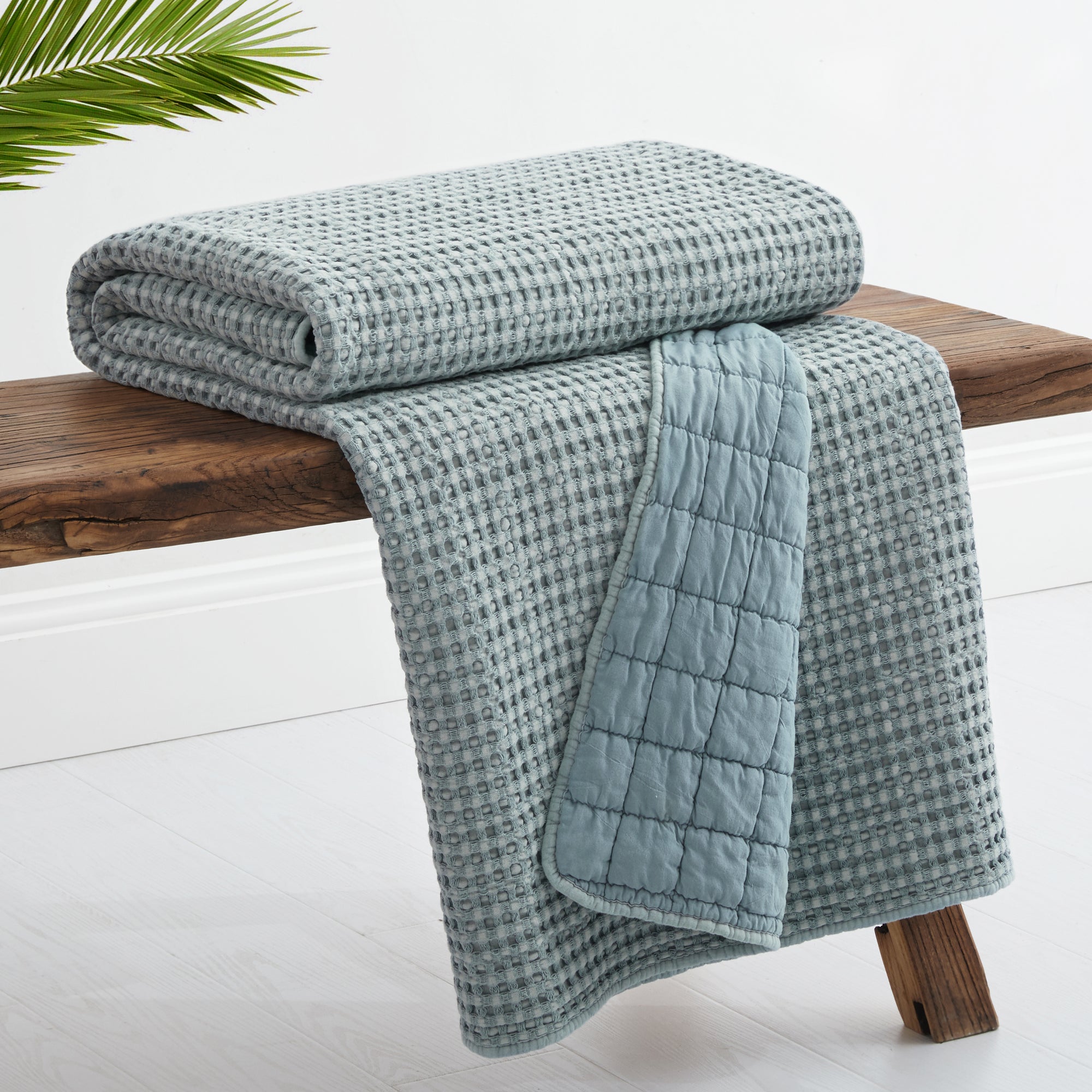 Mills Waffle Quilted Throw