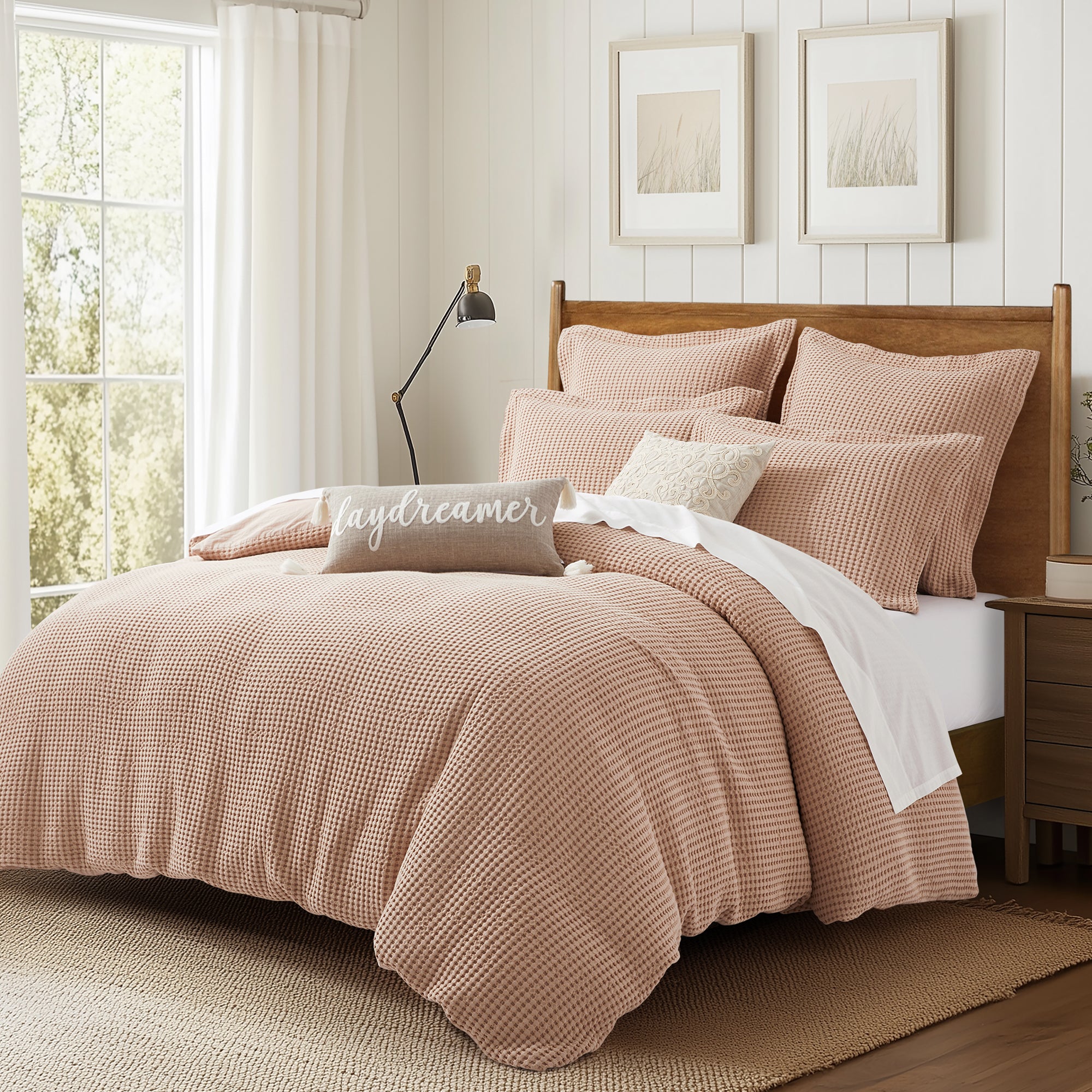 Mills Waffle Duvet Cover Set