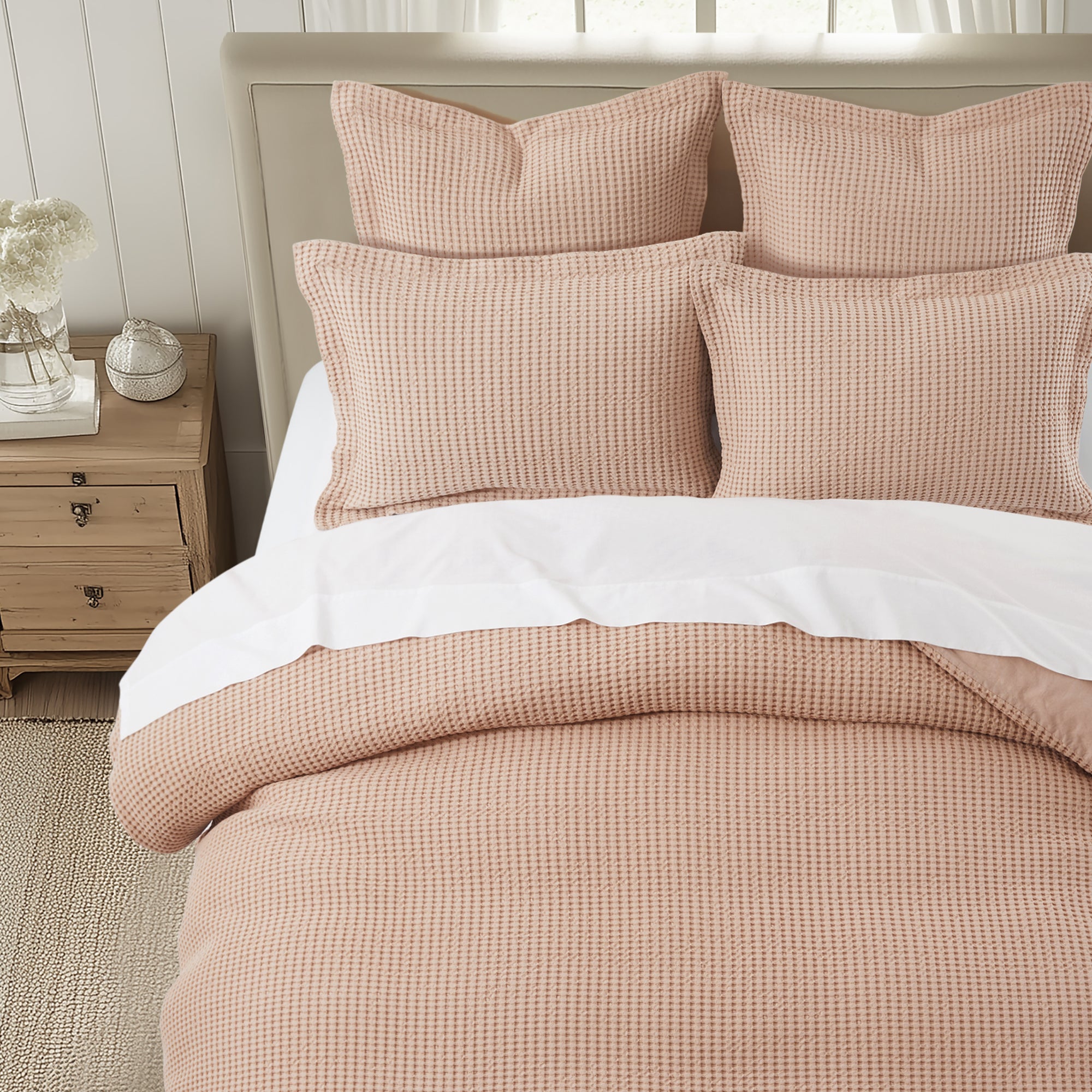 Mills Waffle Duvet Set