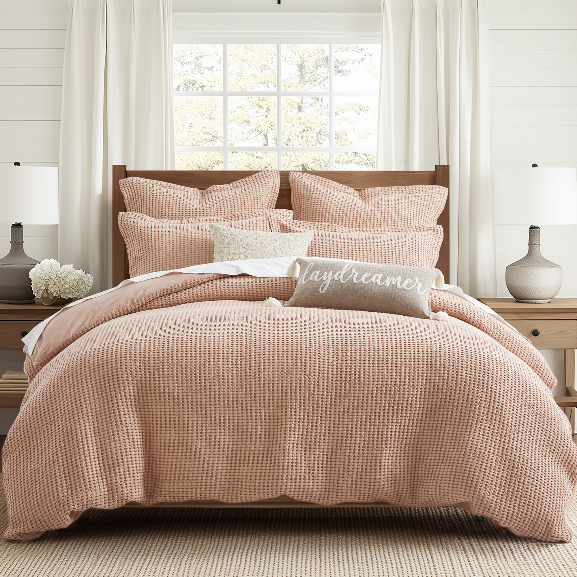 Mills Waffle Duvet Cover Set