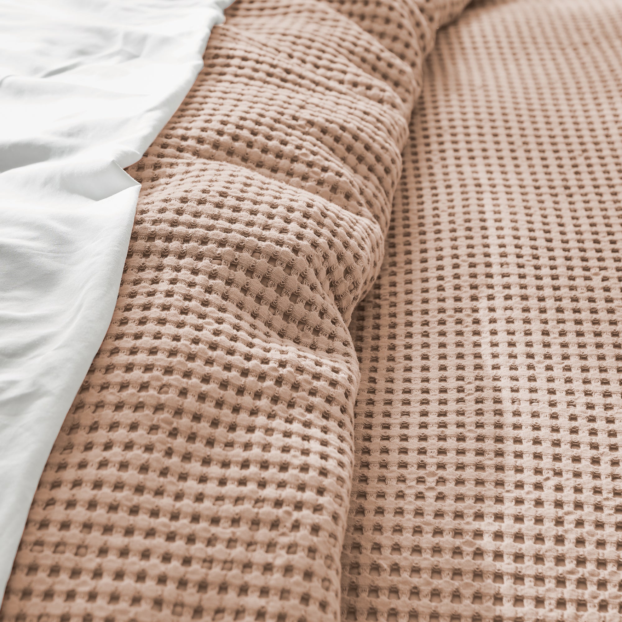 Mills Waffle Duvet Set