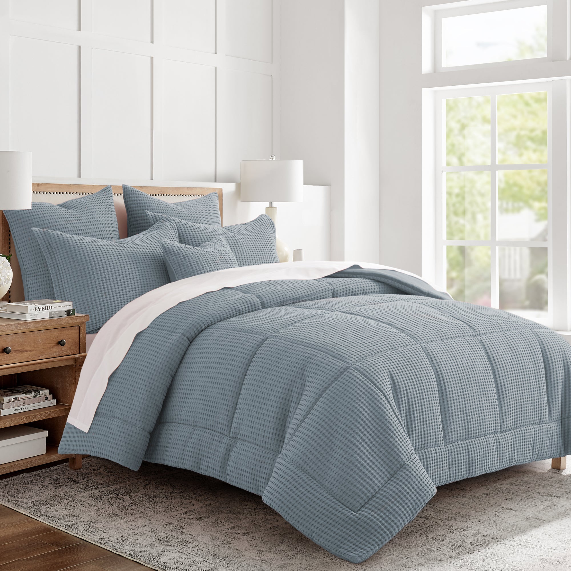 Mills Waffle Comforter Set