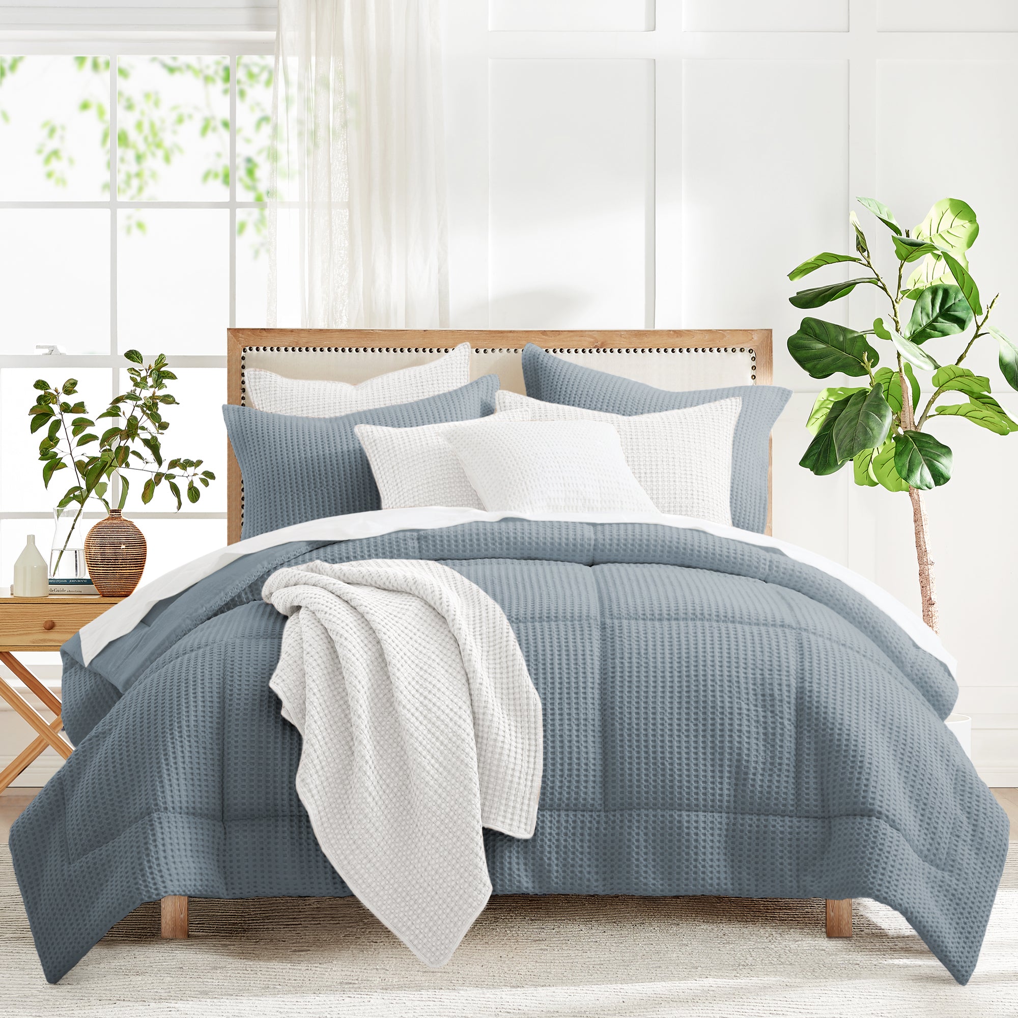 Mills Waffle Comforter Set