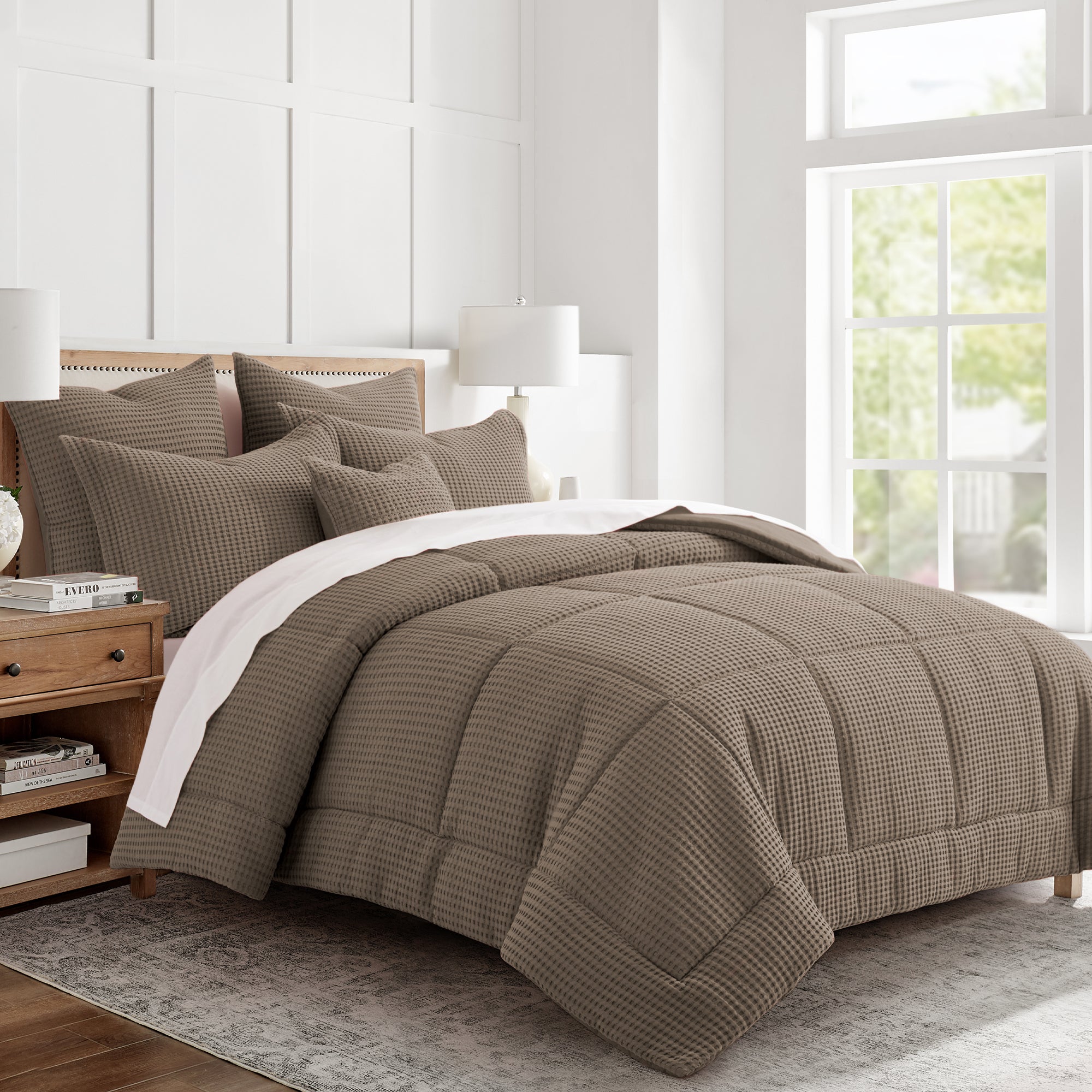 Mills Waffle Comforter Set