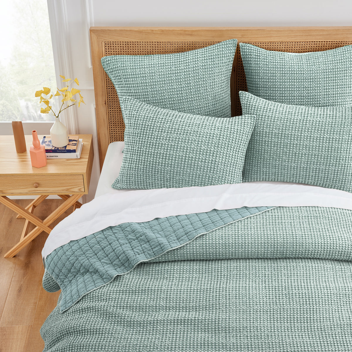 Mills Waffle Euro Sham Set of 2