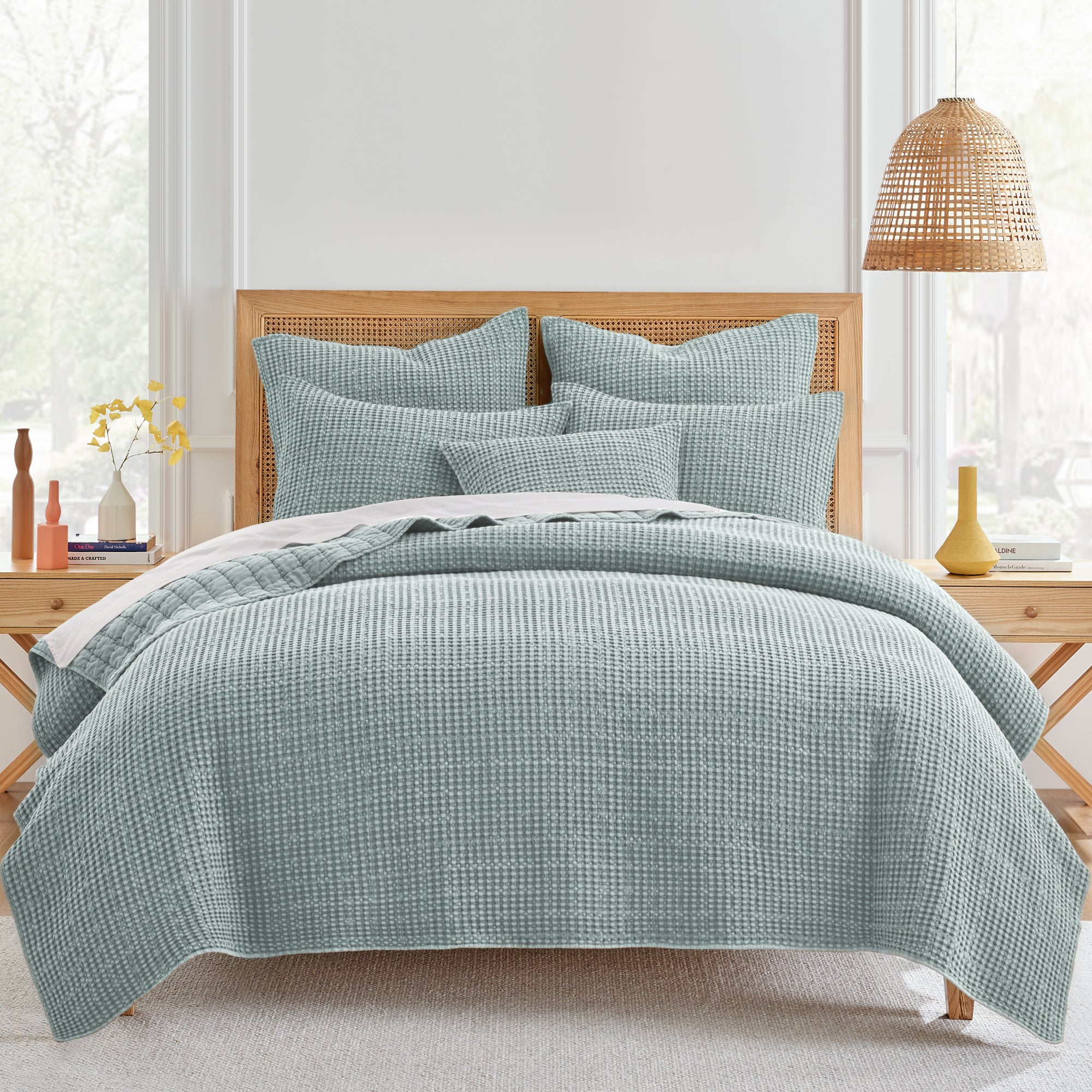 Mills Waffle Quilt Set