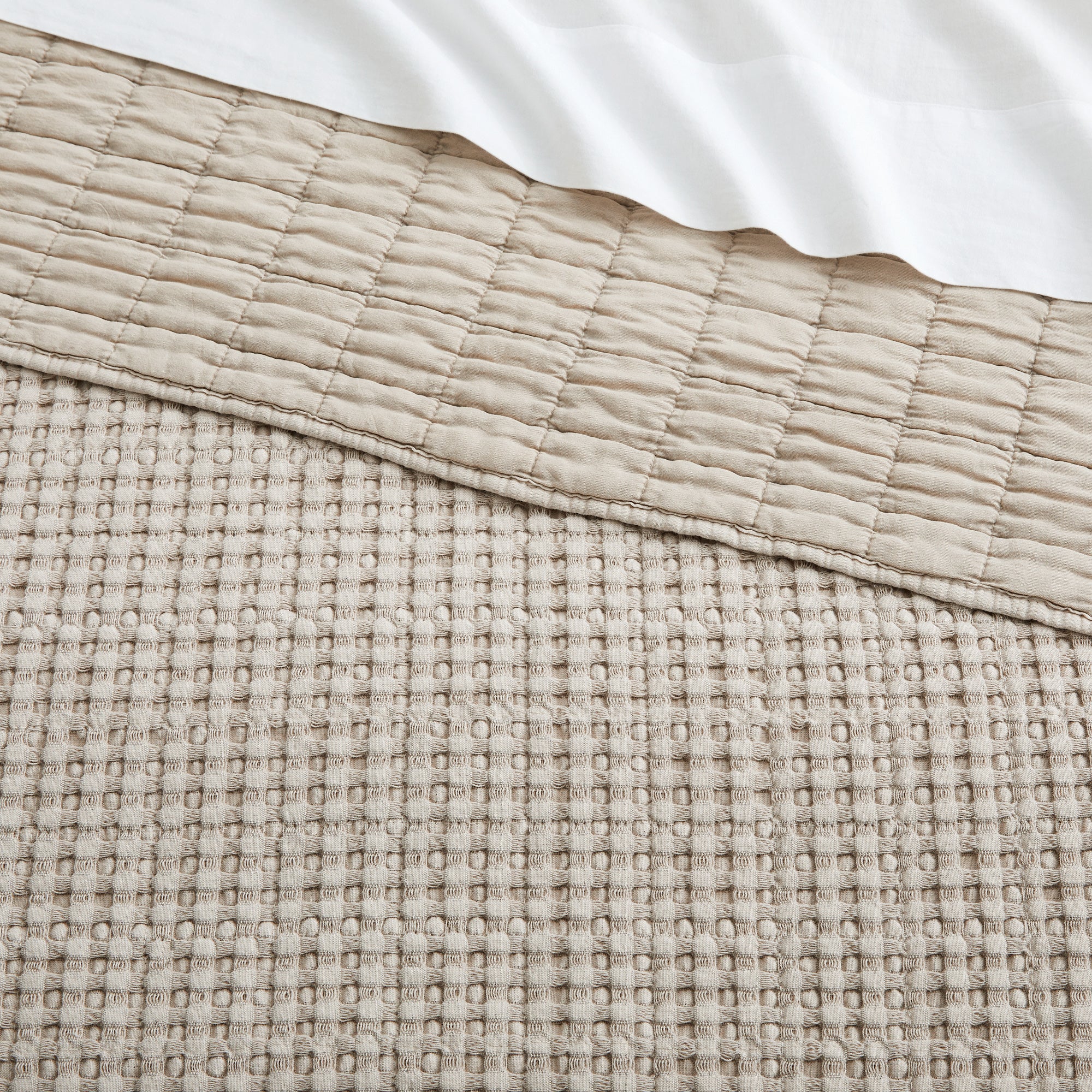 Mills Waffle Quilt Set