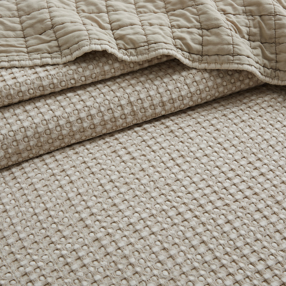 Mills Waffle Bedspread Set