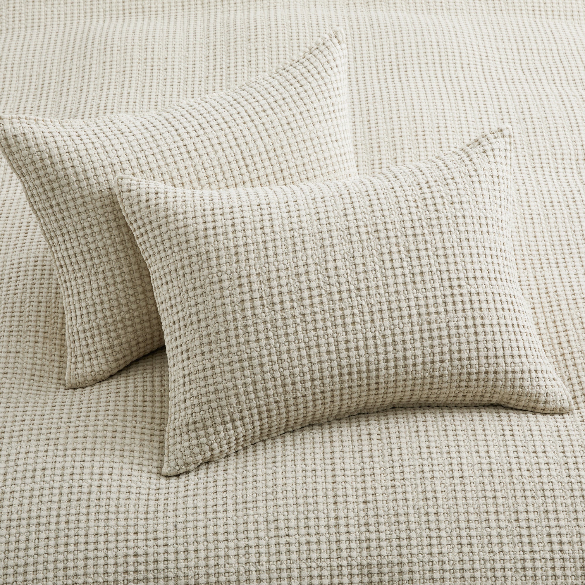 Mills Waffle Bedspread Set